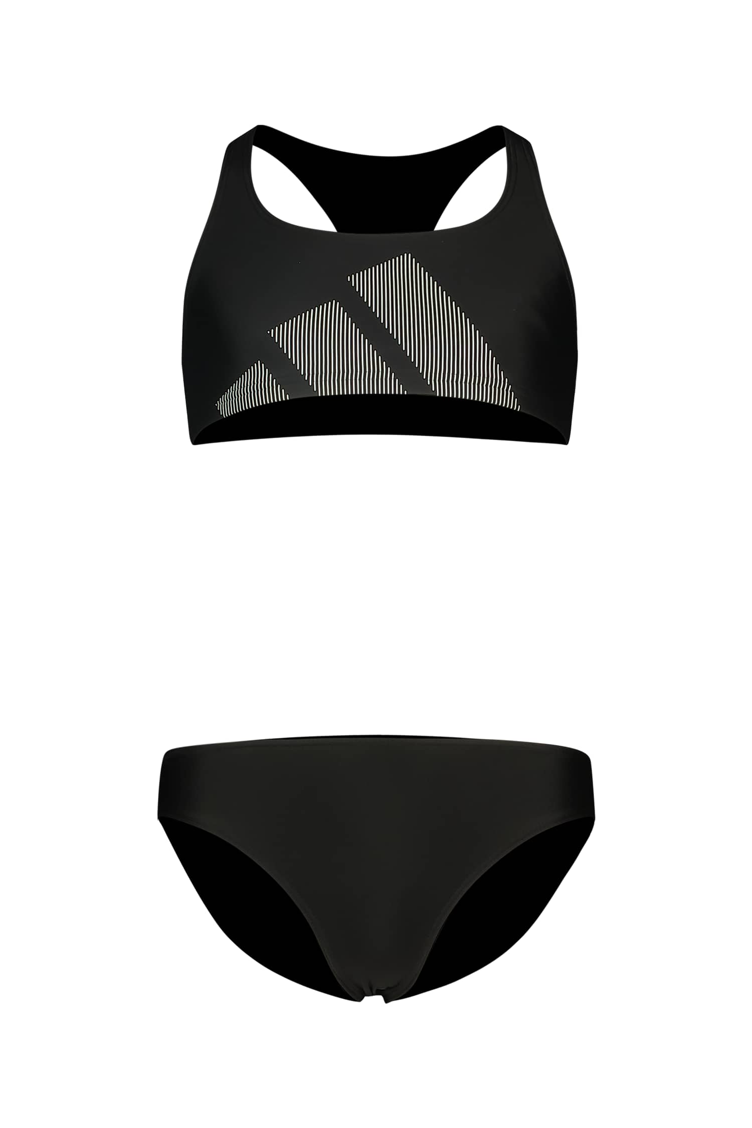 Image of adidas Big Logo Mädchen Bikini Schwarz, , Größe: 128