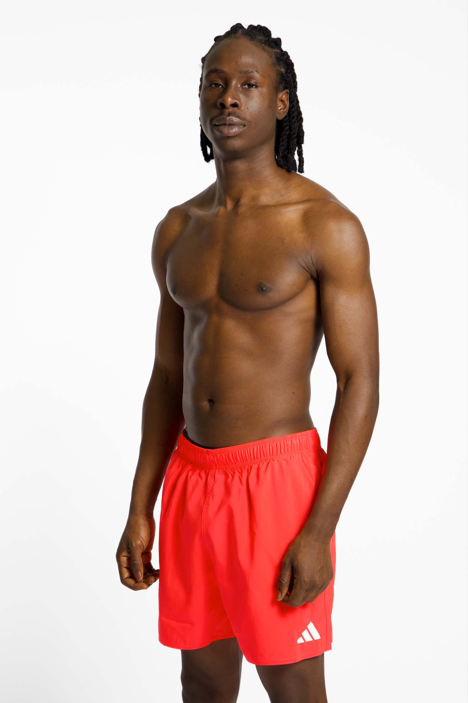 Image of adidas 5" Herren Badeshort Rot, Herren, Größe: XL