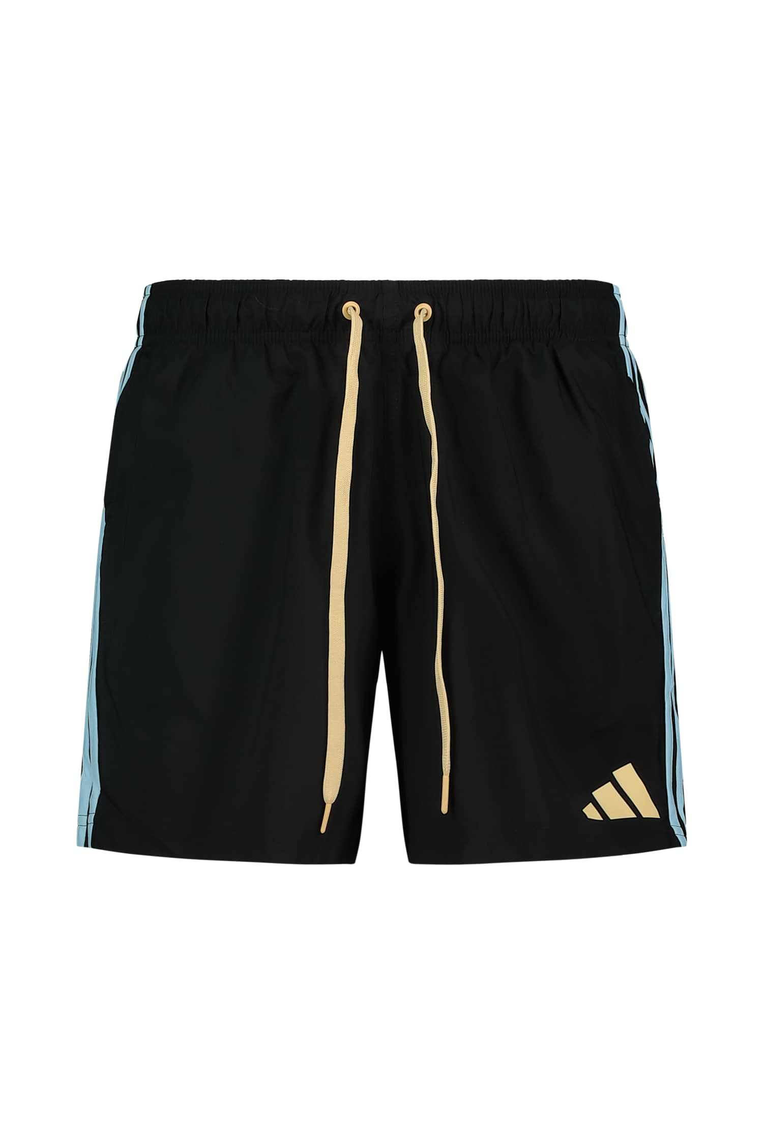 Image of adidas 3S 5" Herren Badeshort Schwarz, Herren, Größe: S