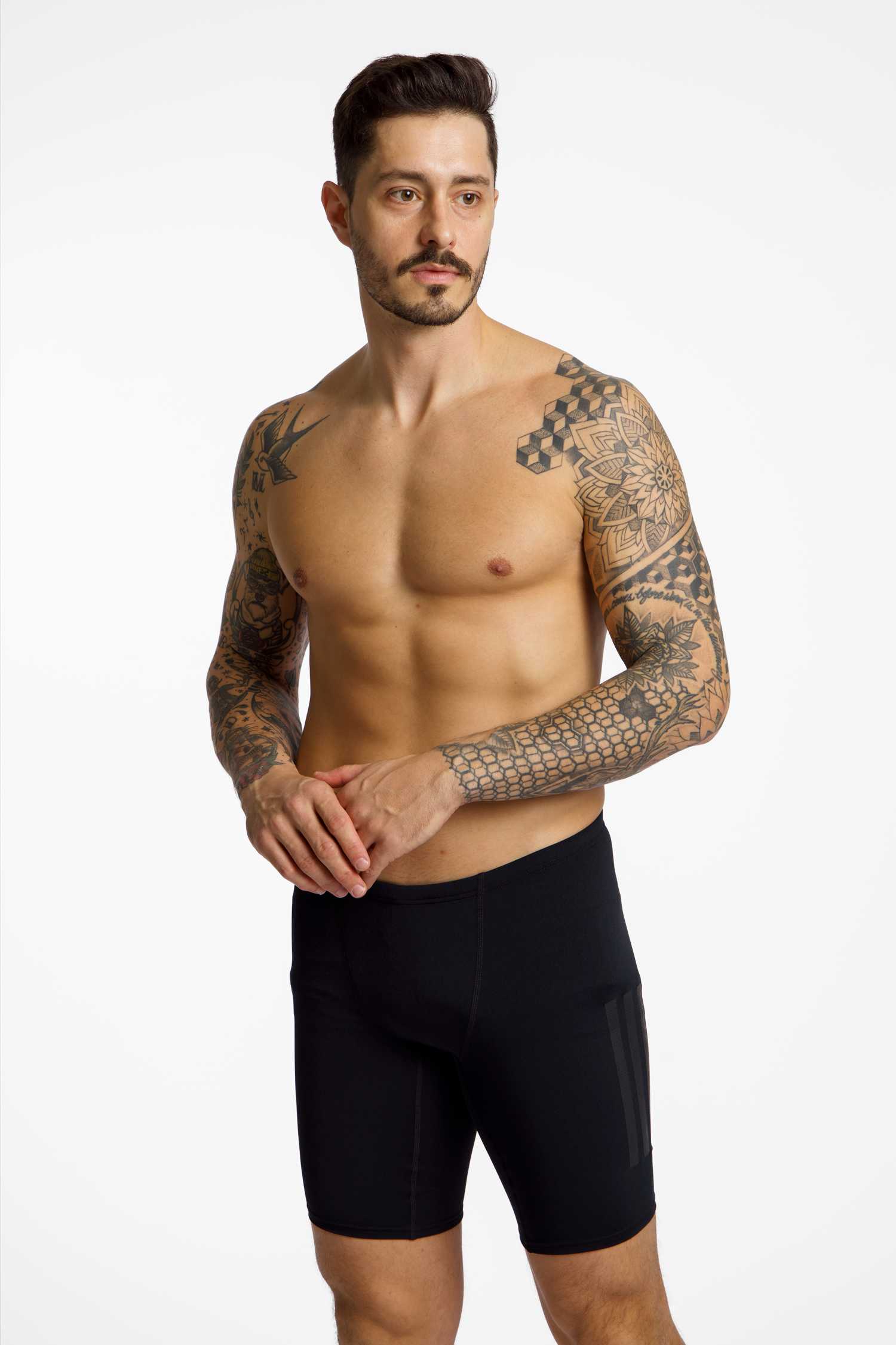 Image of adidas Ripstream Jammer Herren Badehose Schwarz, Herren, Größe: 5