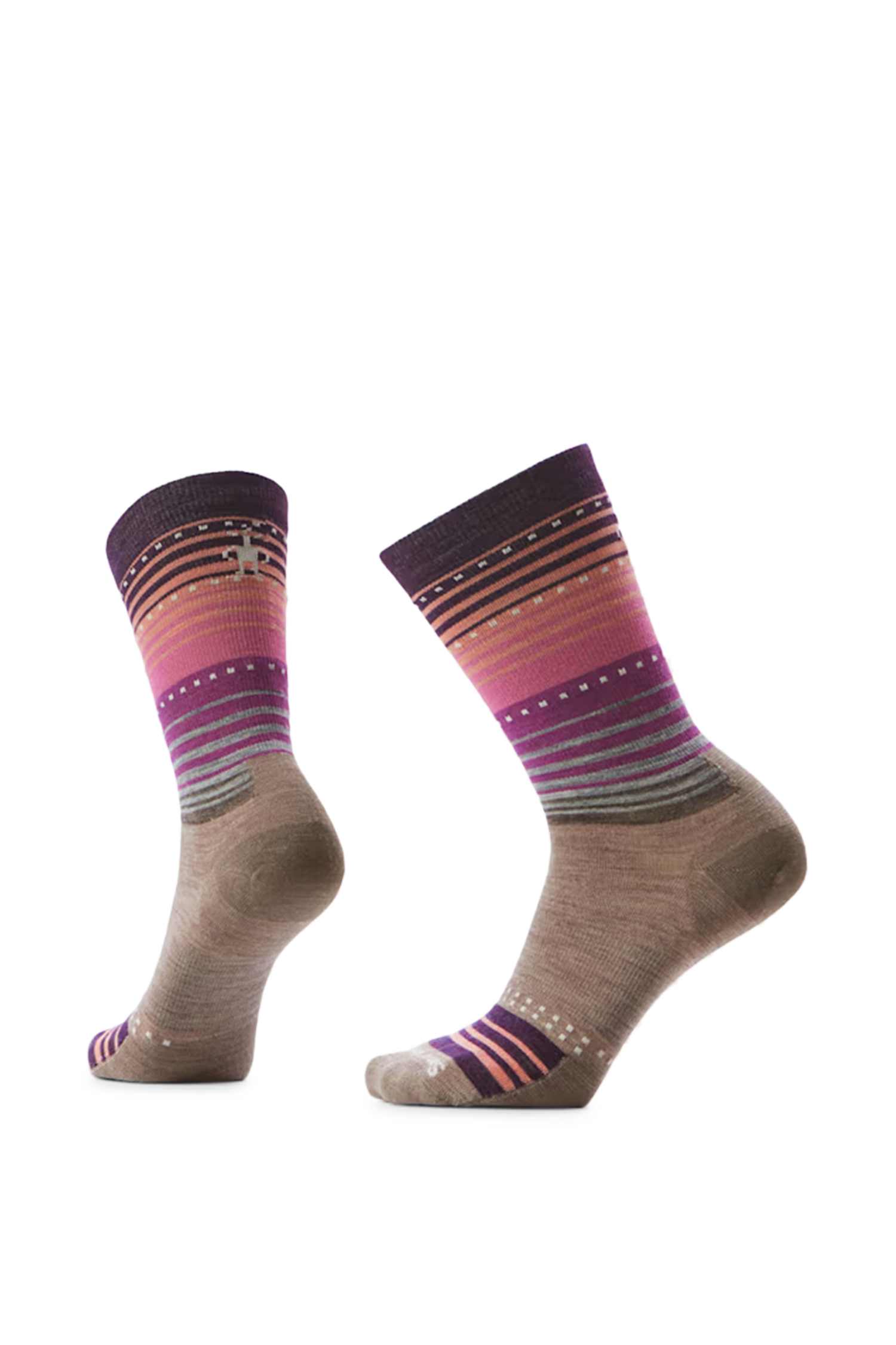 Image of Smartwool Stitch Stripe 34-41 Damen Socken Lila, Damen, Größe: I