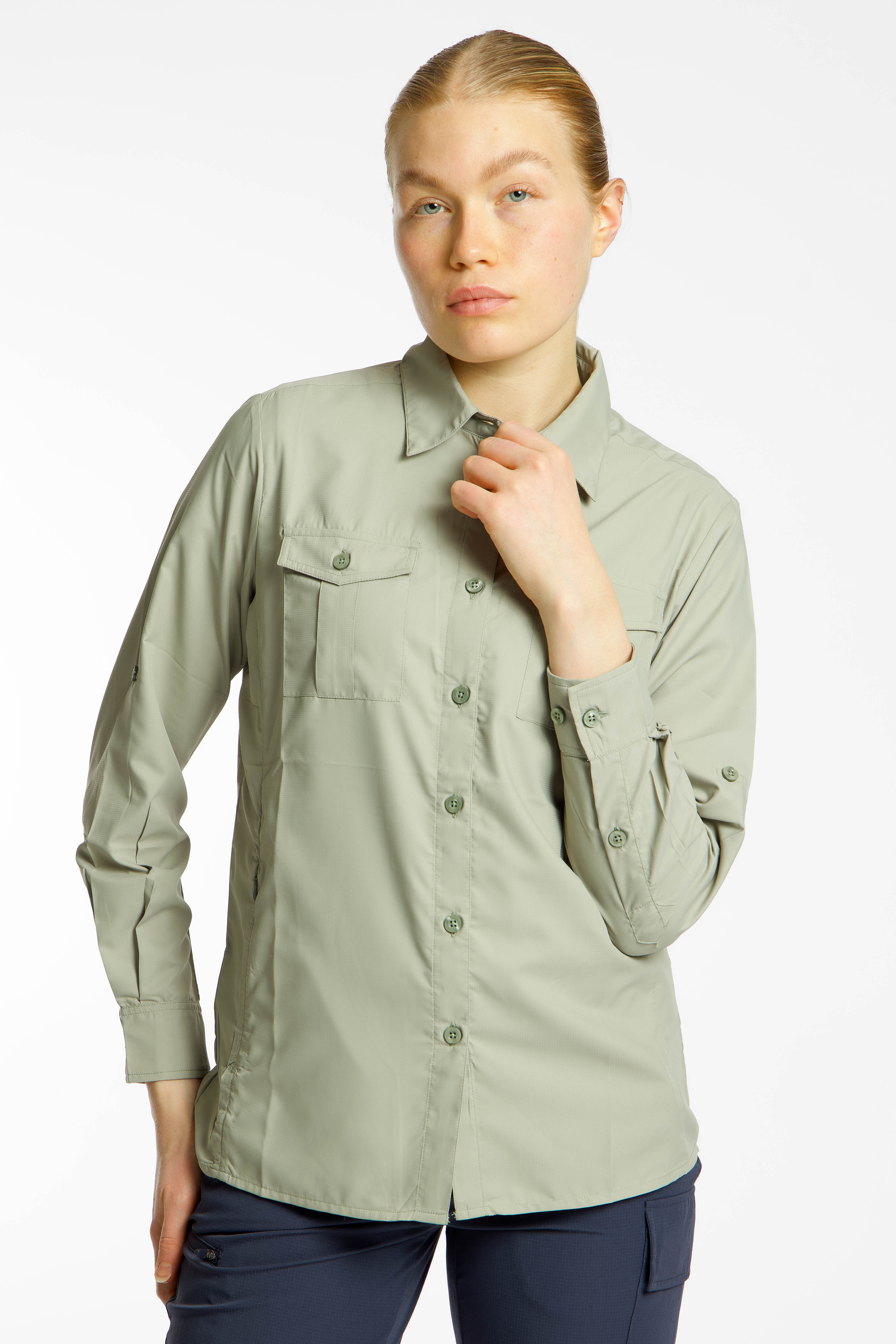 Image of 46 NORD Damen Wanderbluse Beige, Damen, Größe: 38