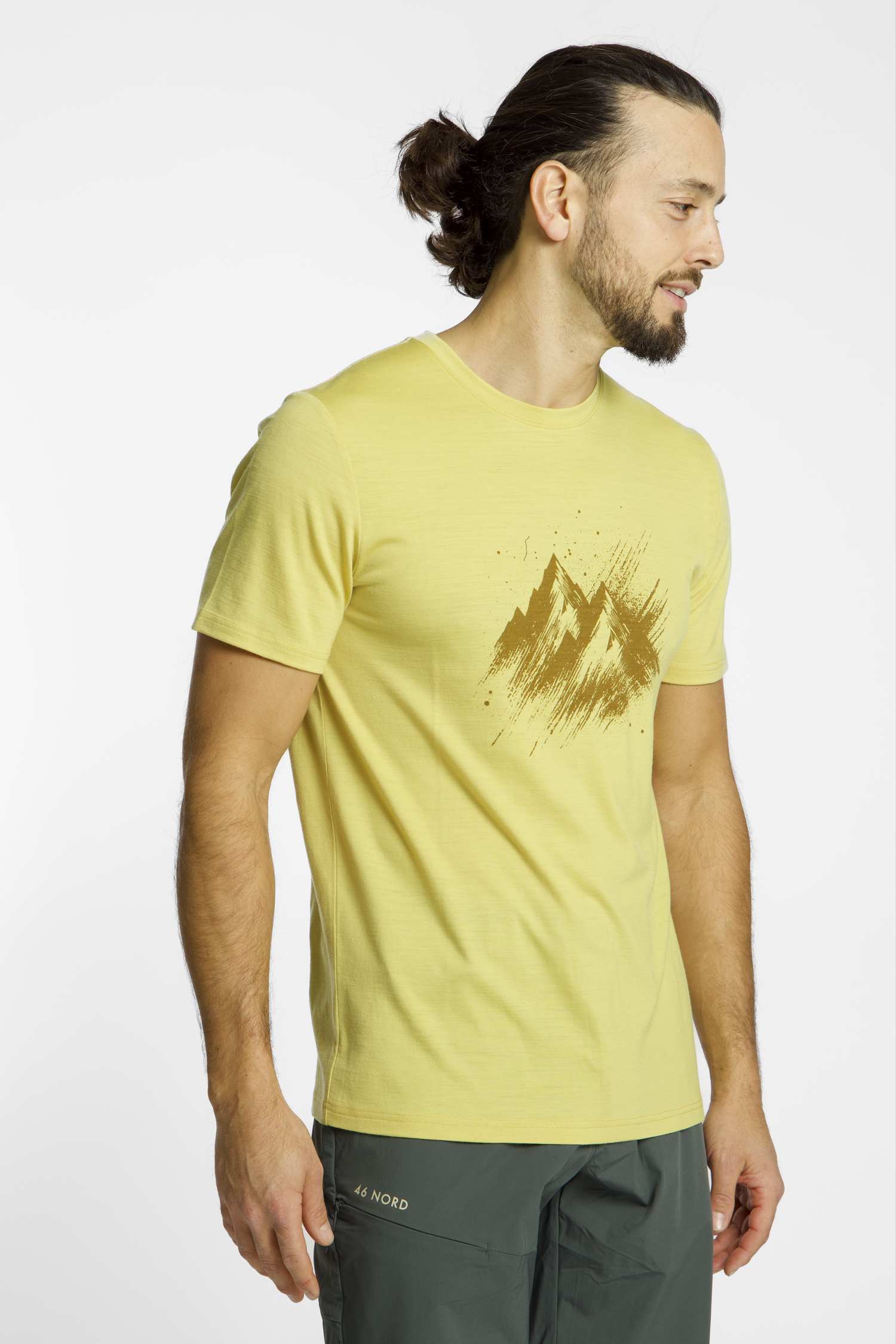 Image of 46 NORD Merino Herren T-Shirt Gelb, Herren, Größe: XXL