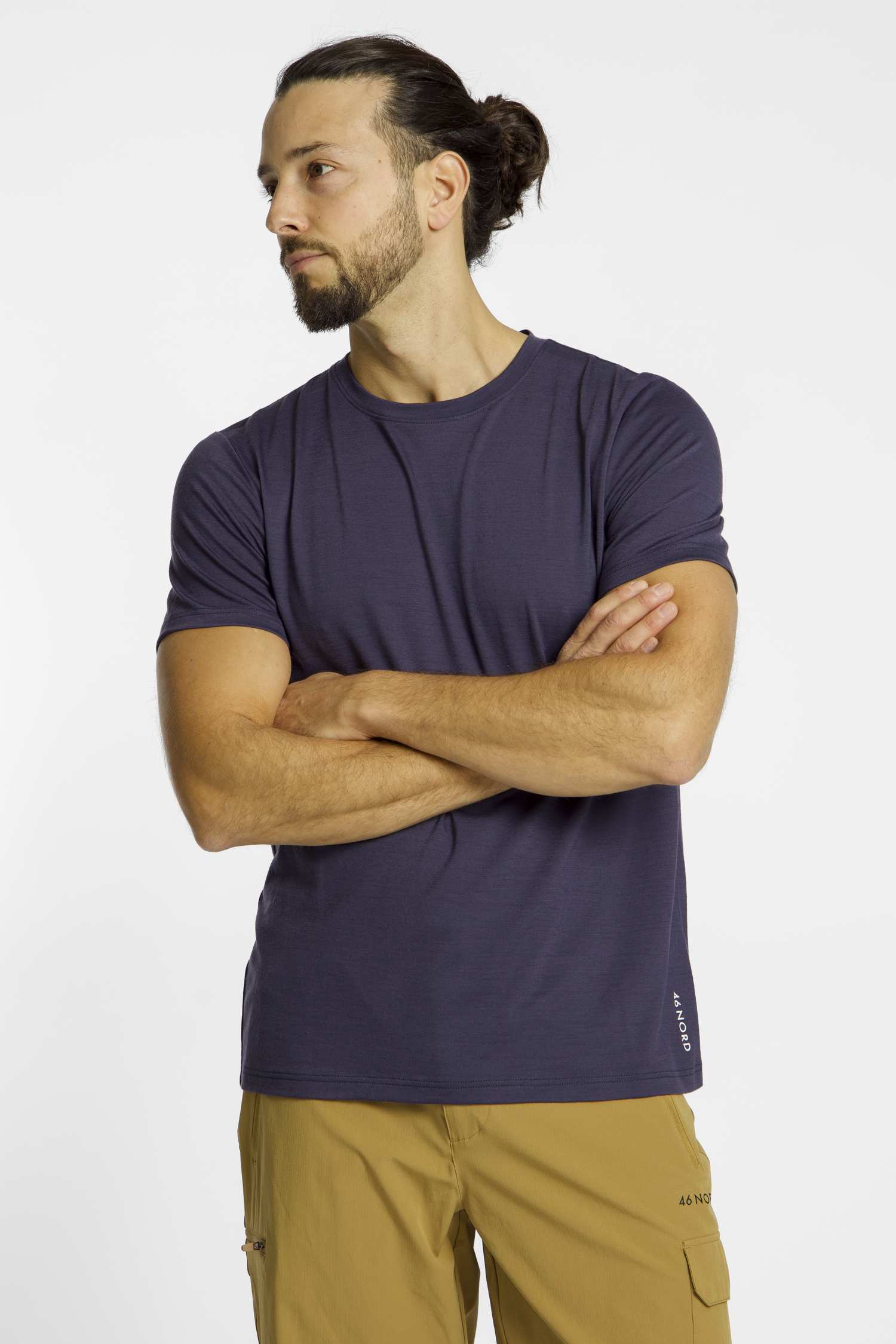 Image of 46 NORD Merino Herren T-Shirt Blau, Herren, Größe: L