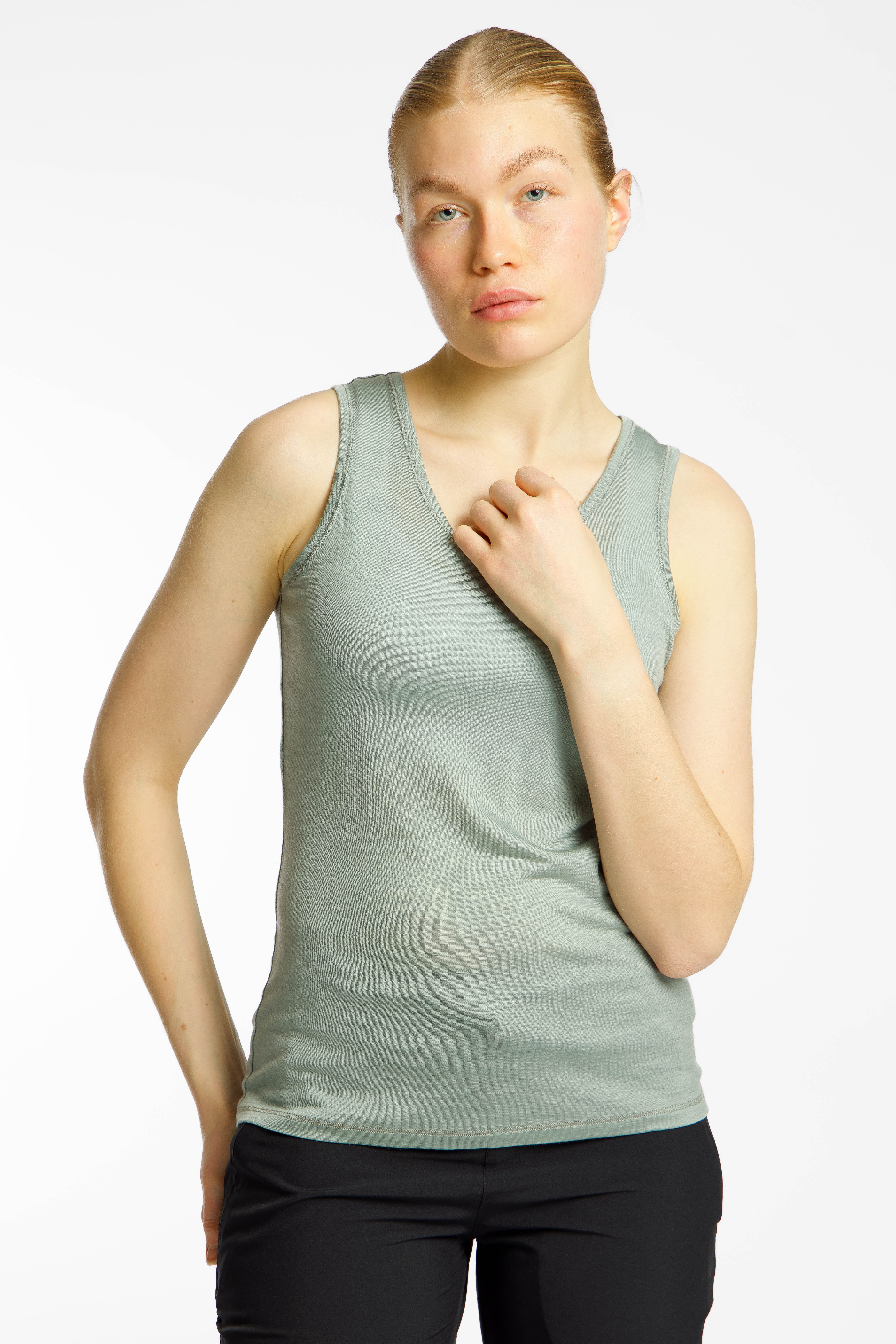Image of 46 NORD Merino Damen Top Grau, Damen, Größe: 36