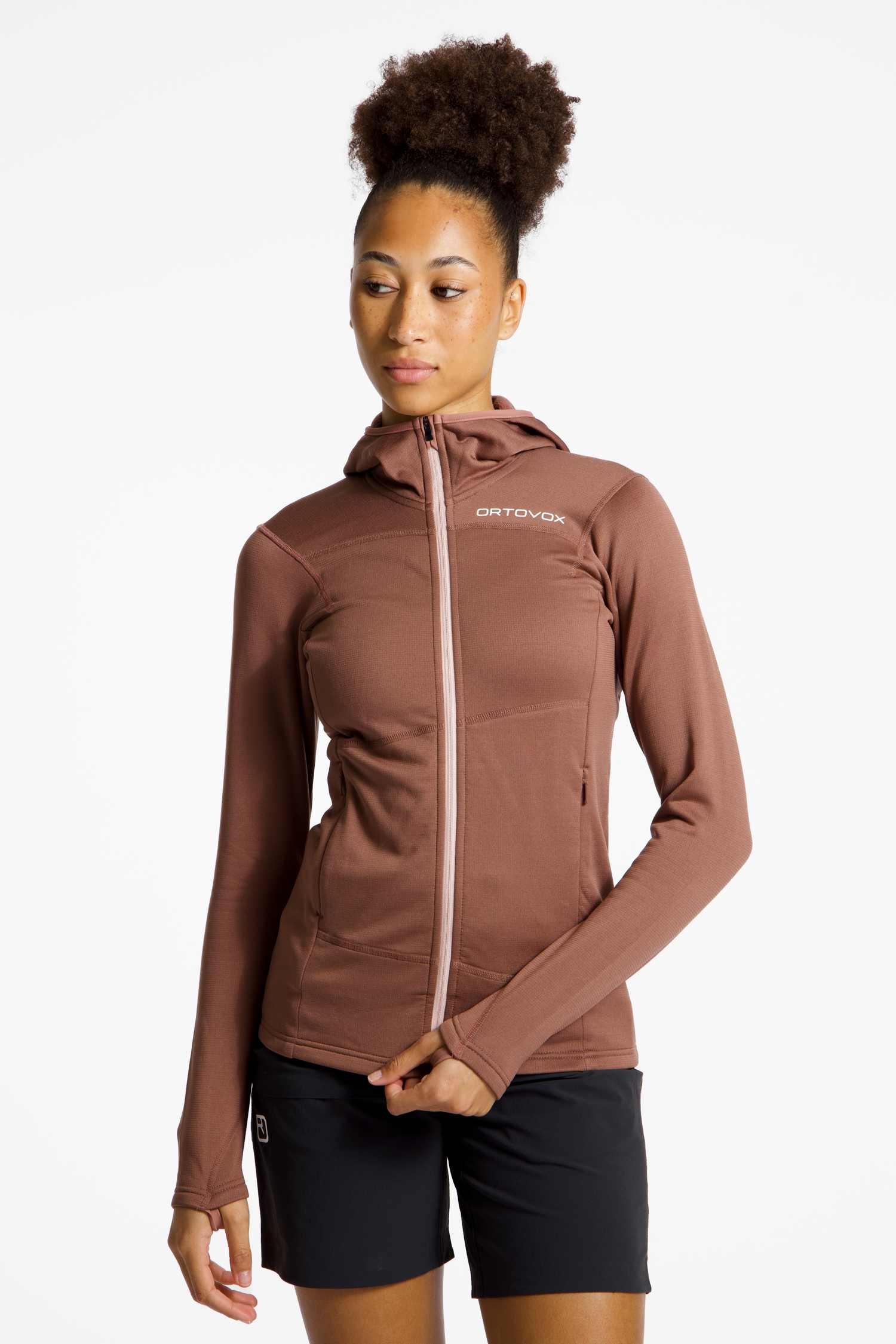 Image of Ortovox Fleece Light Hoody Damen Midlayer Pink, Damen, Größe: L