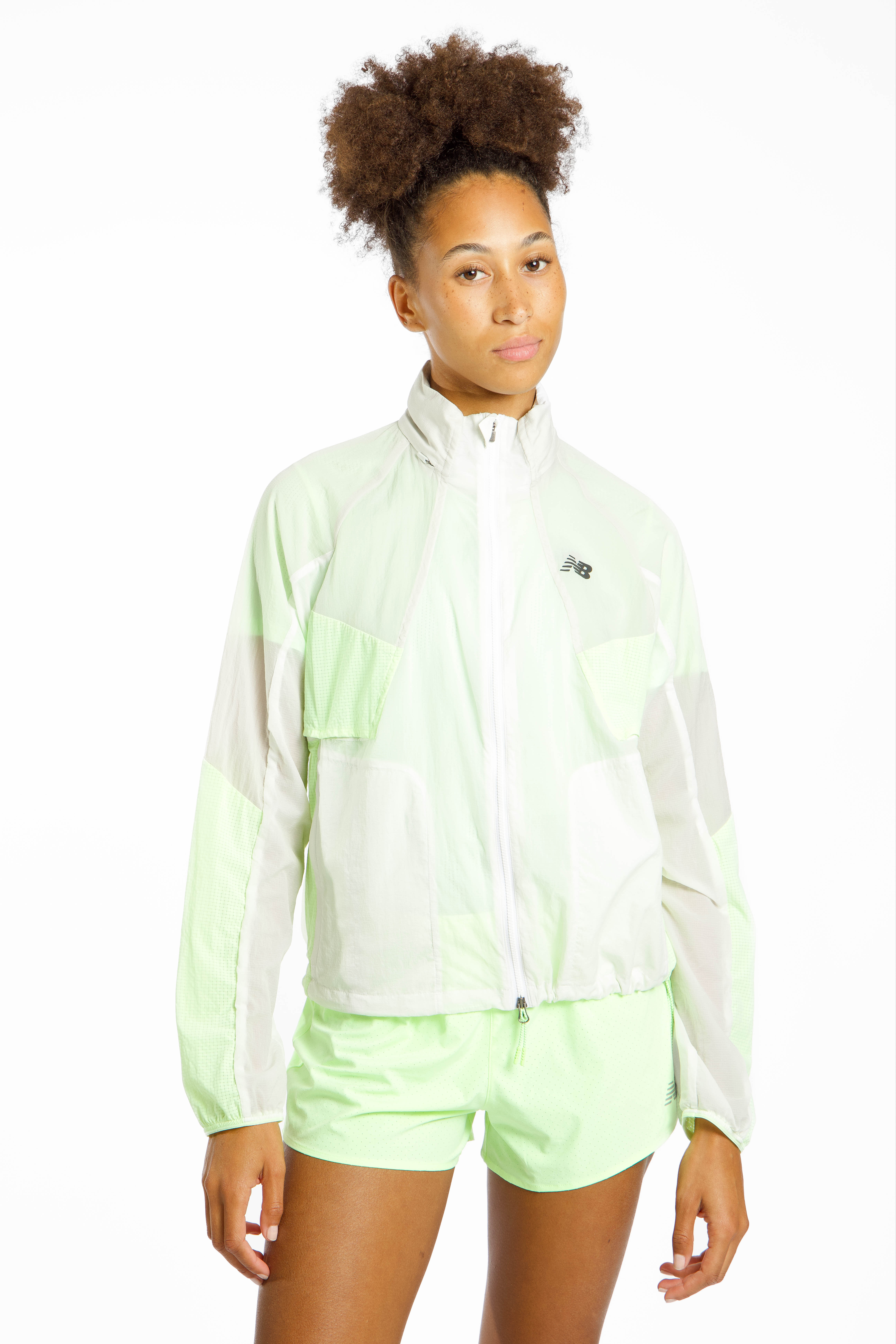 New Balance RC Damen Laufjacke Gelb, Damen, Größe: L