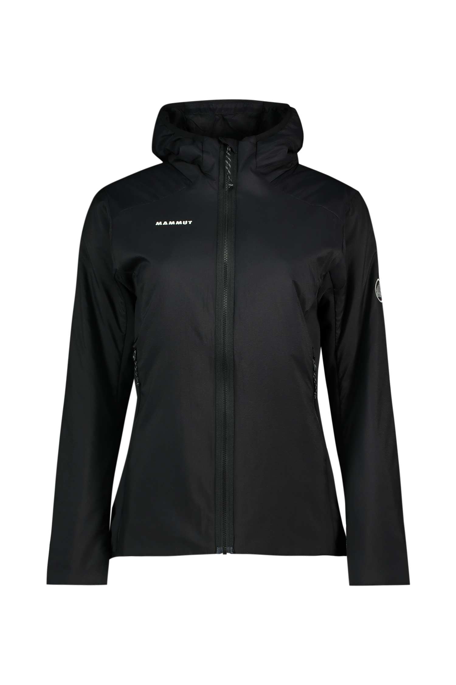 Image of MAMMUT Rime Light Hybrid Hooded Damen Midlayer Schwarz, Damen, Größe: L