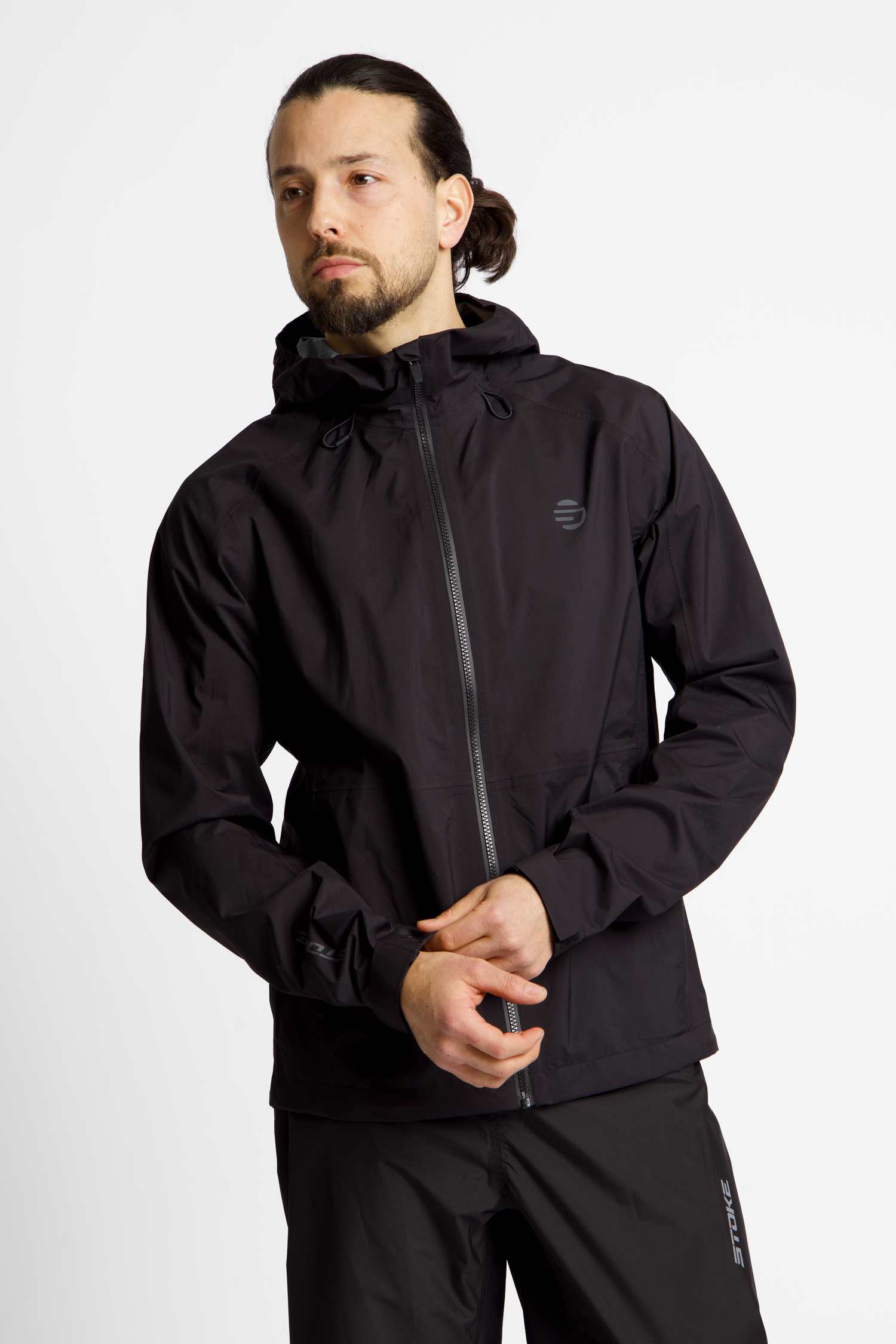 Stoke 3L Rain Herren Bikejacke Schwarz, Herren, Größe: XL