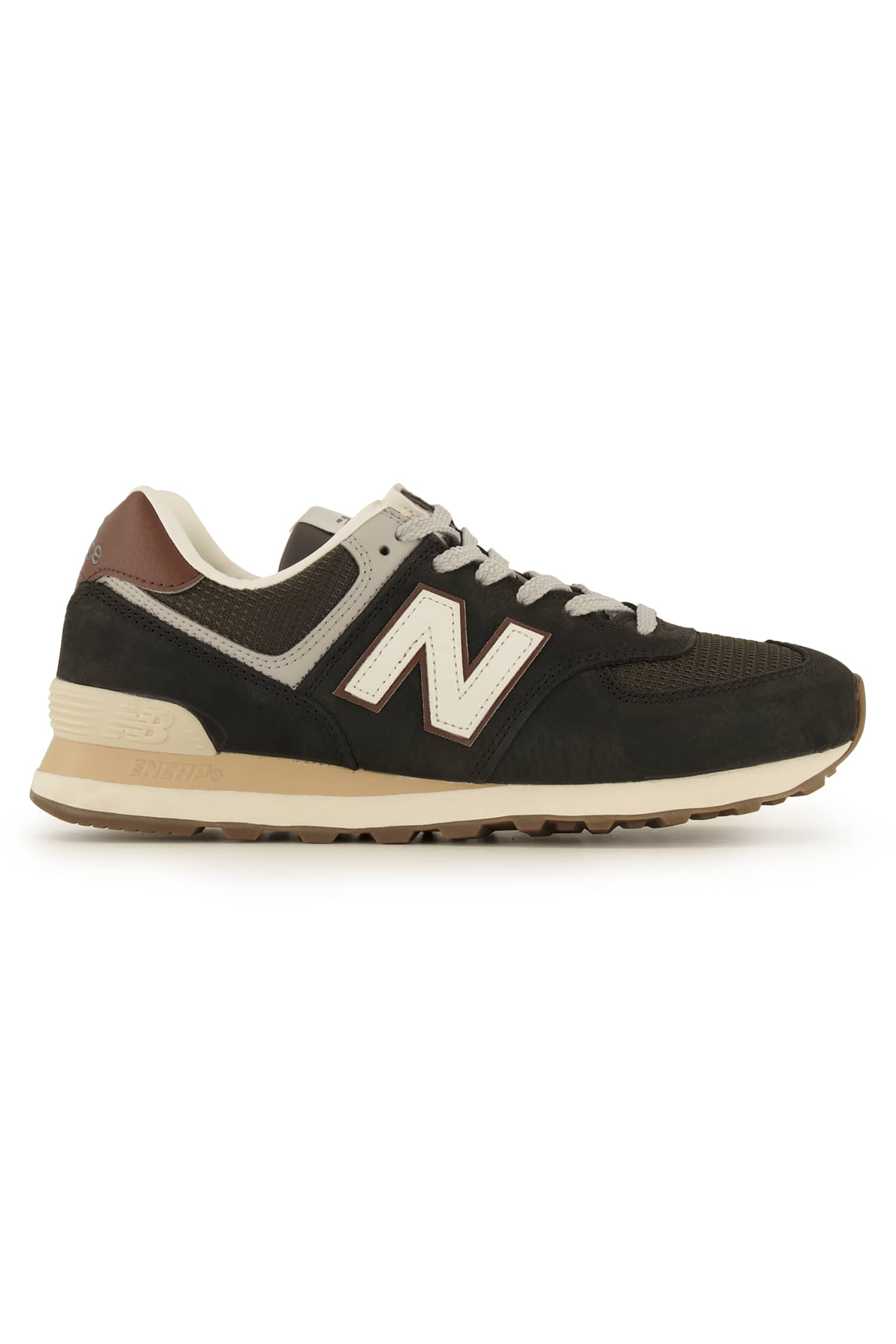 New Balance 574 Herren Sneaker Schwarz, Herren, Größe: 8
