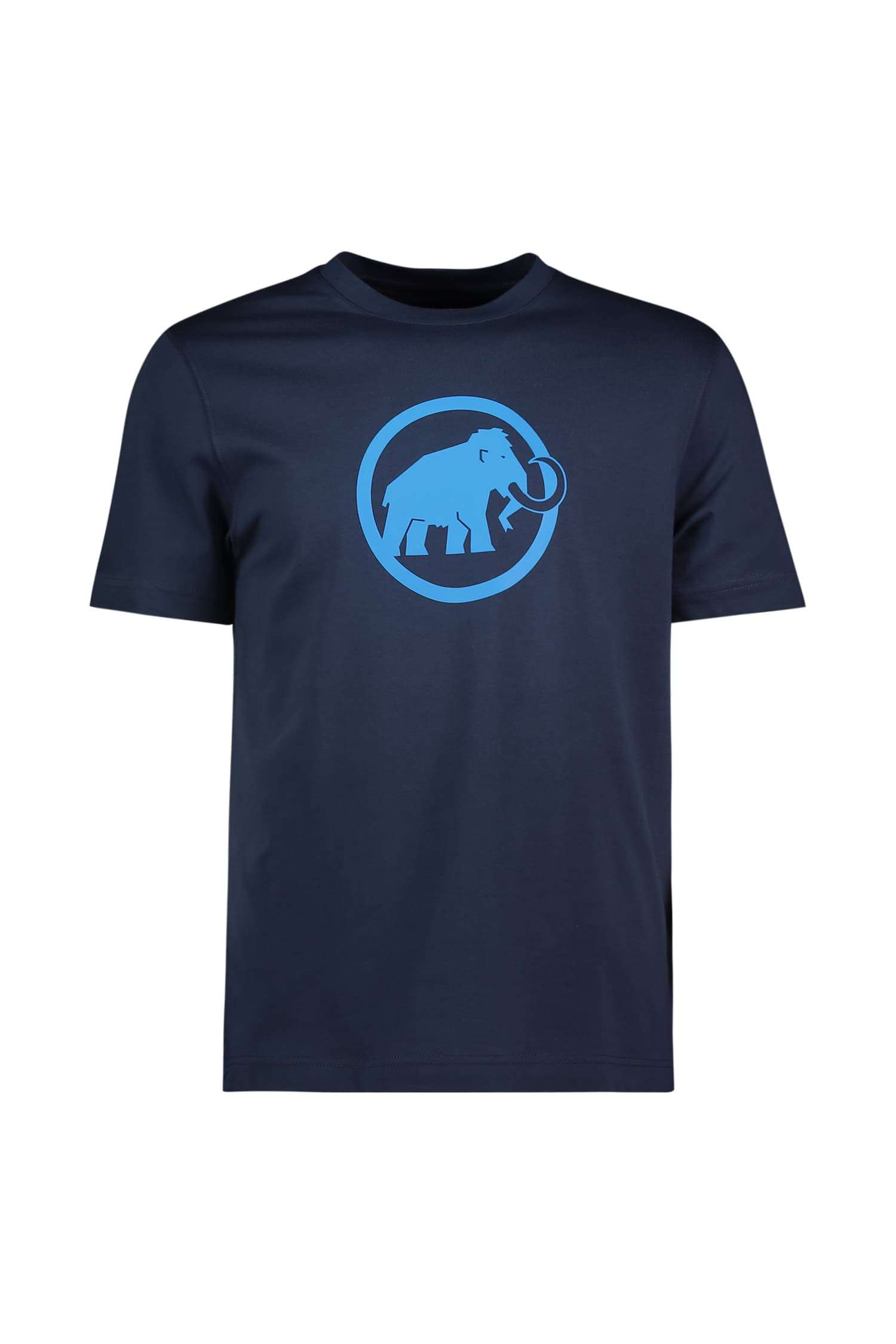 MAMMUT Classic Logo Herren T-Shirt Blau, Herren, Größe: M