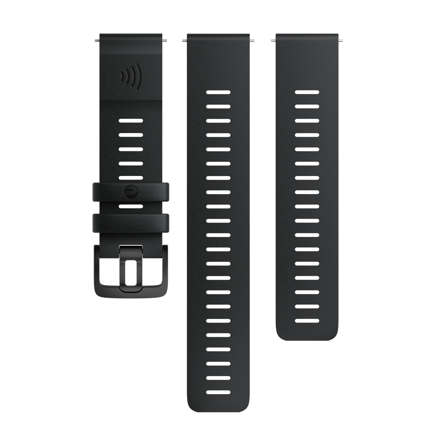 Image of Polar WB 22 mm Payment Uhrenarmband Schwarz, Herren, Größe: 0