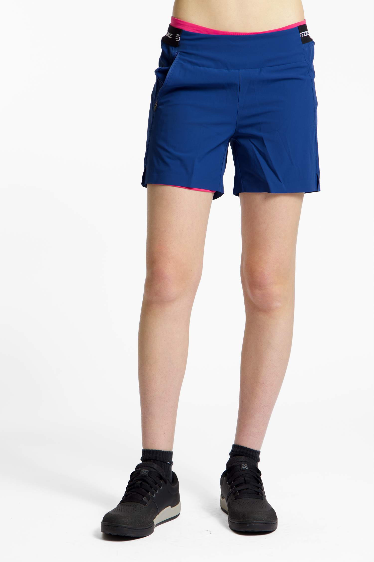 Image of Stoke Manuka 2in1 Damen Bikeshort Blau, Damen, Größe: M