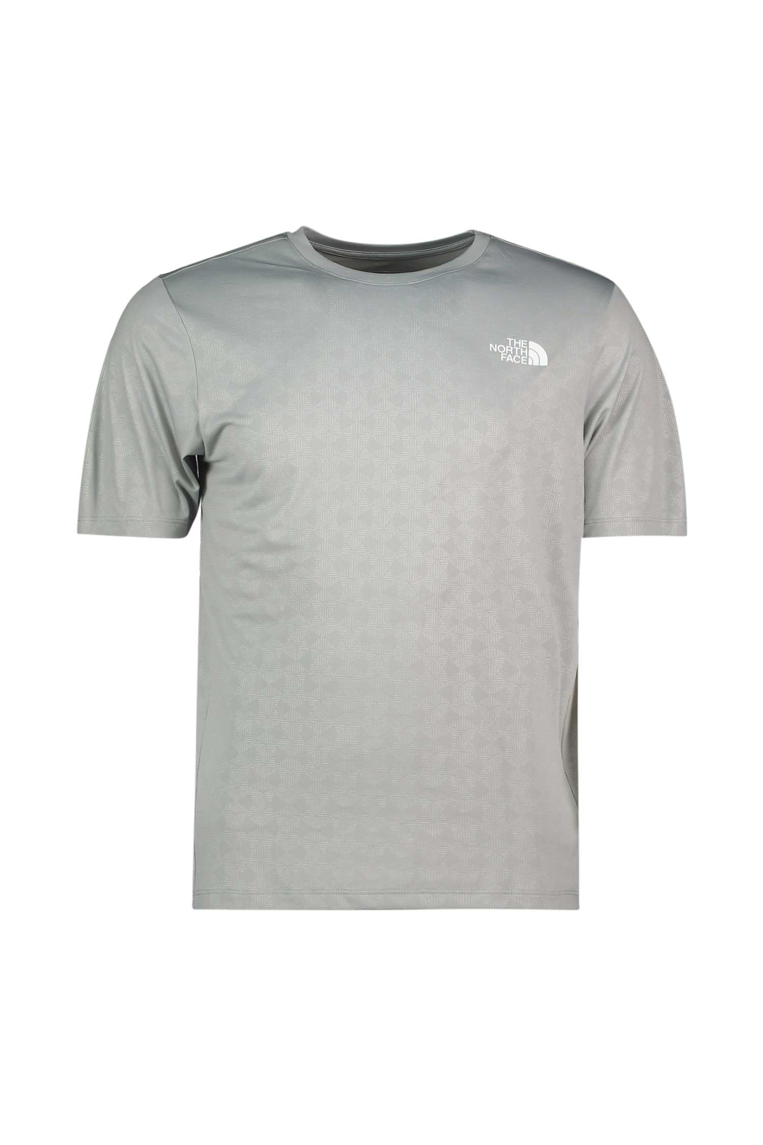 Image of The North Face 24/7 Pentadome Embossed Herren T-Shirt Grau, Herren, Größe: L