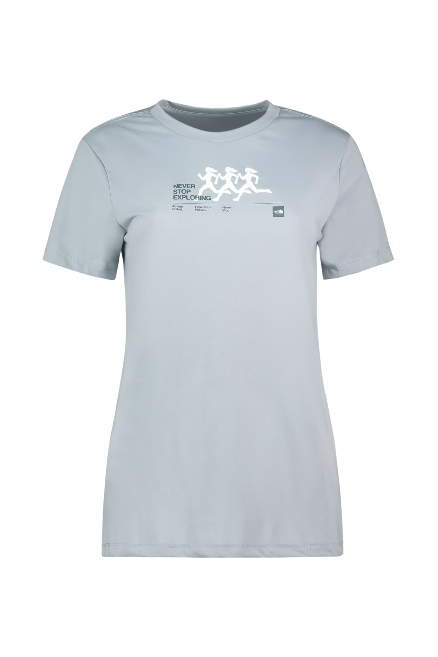Image of The North Face Bitmap Silhouette Graphic Damen T-Shirt Blau, Damen, Größe: S