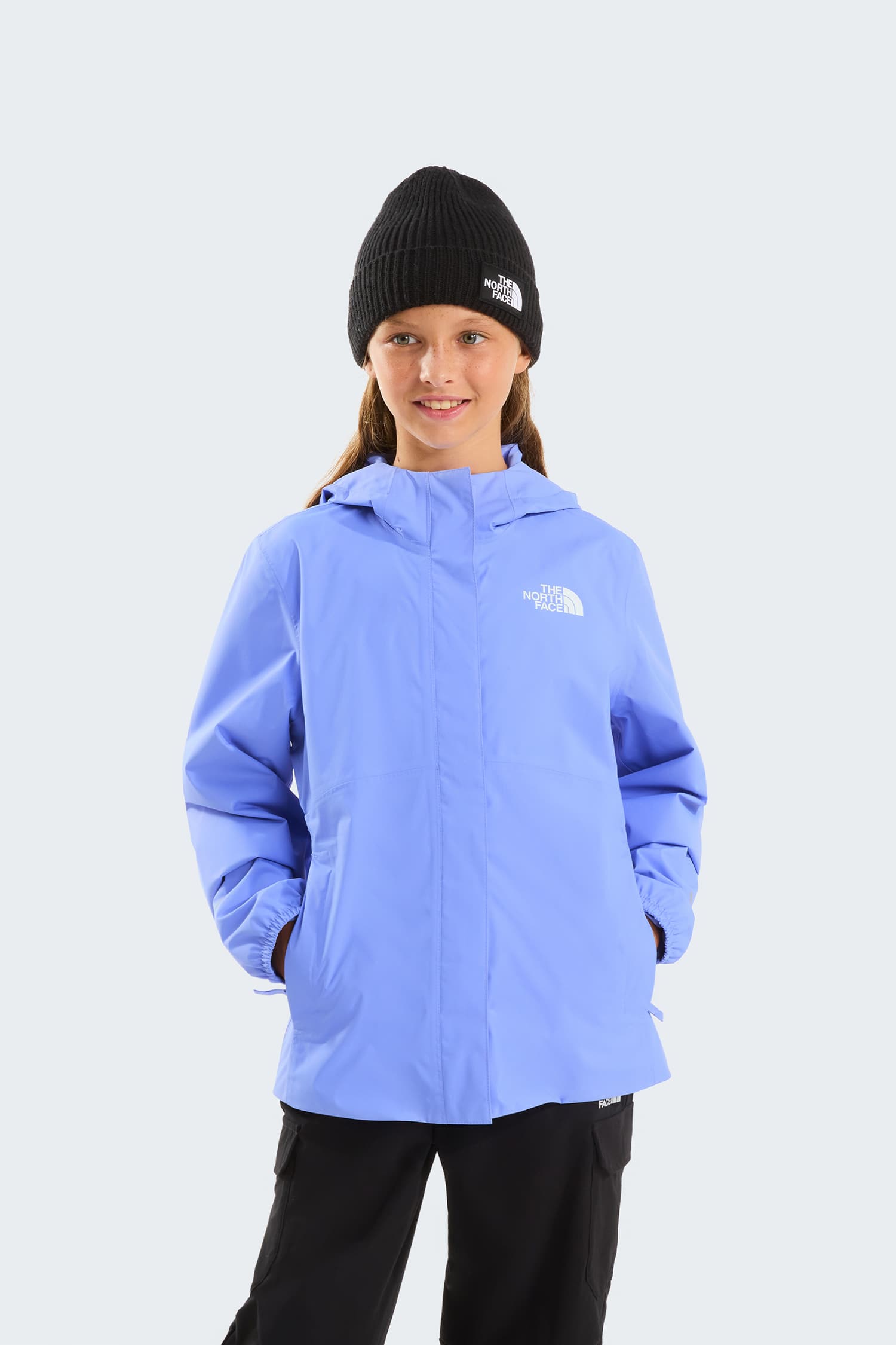 The North Face Antora Kinder Regenjacke Lila, , Größe: XL
