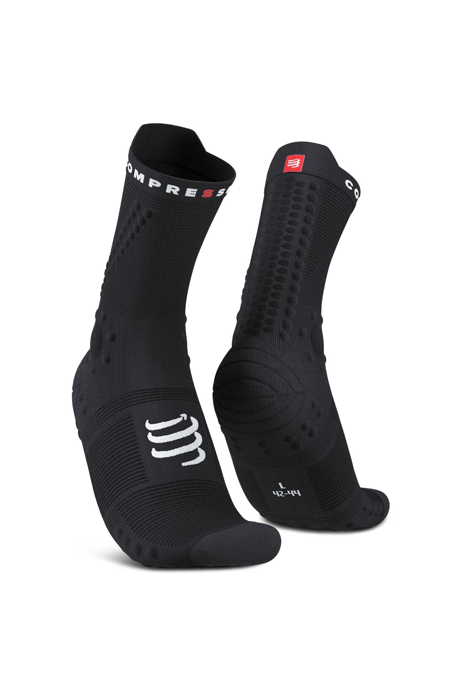 Image of Compressport Pro Racing v4.0 Trail 35-47 Laufsocken Schwarz, Herren, Größe: I
