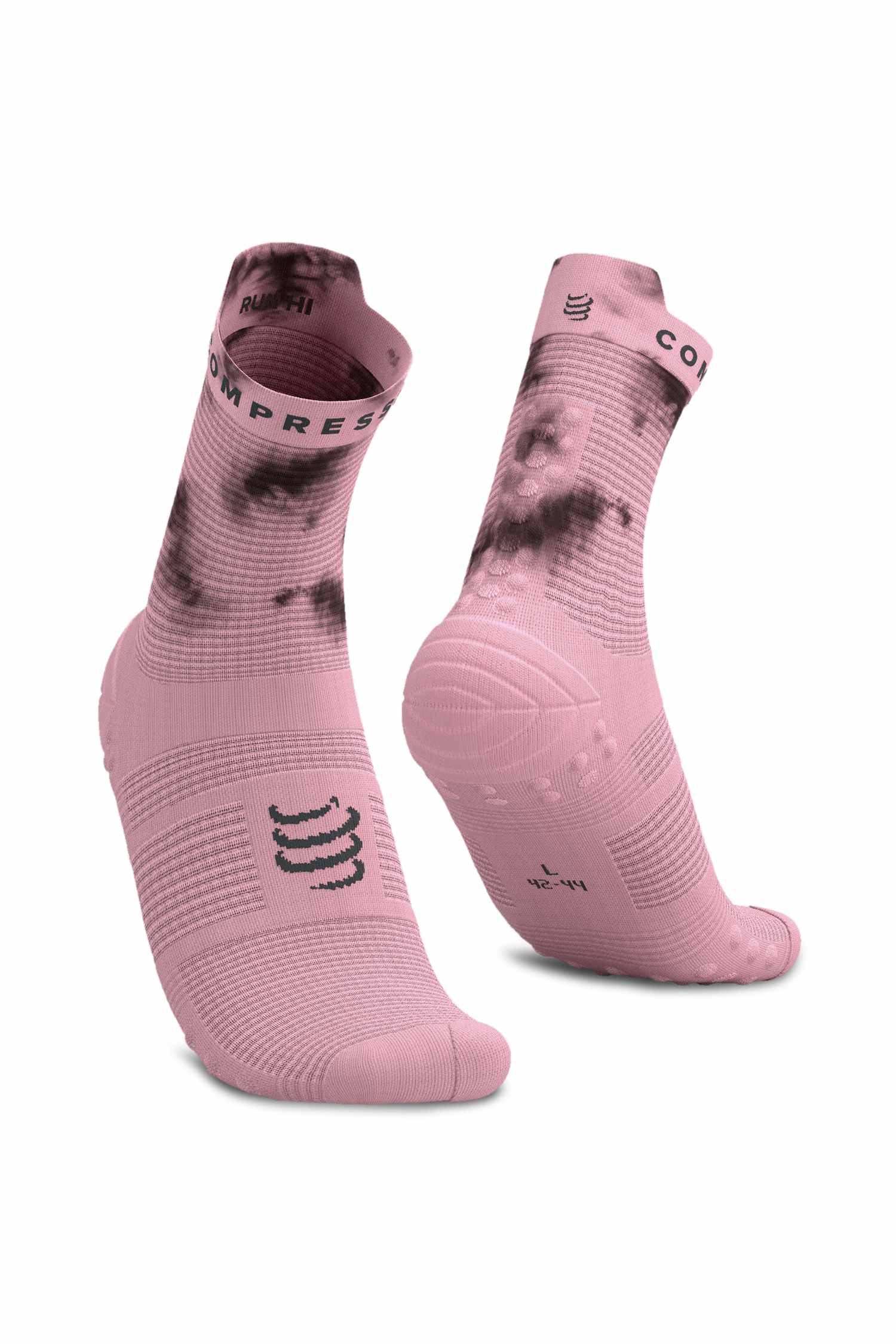 Image of Compressport Pro Racing v4.0 Run High 35-47 Runningsocken Pink, Herren, Größe: I