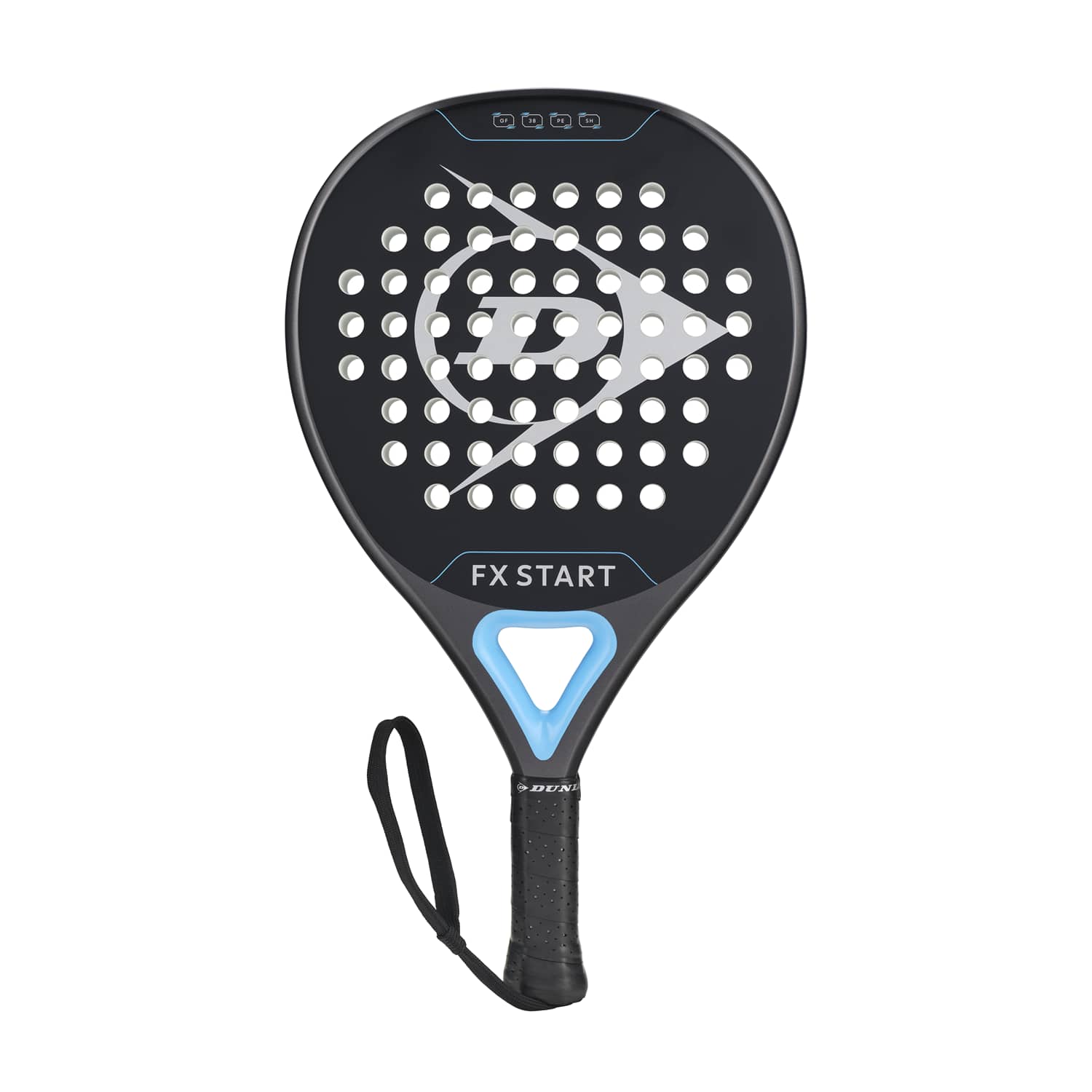 Image of Dunlop FX Start Padelracket Schwarz, Herren, Größe: ONE SIZE