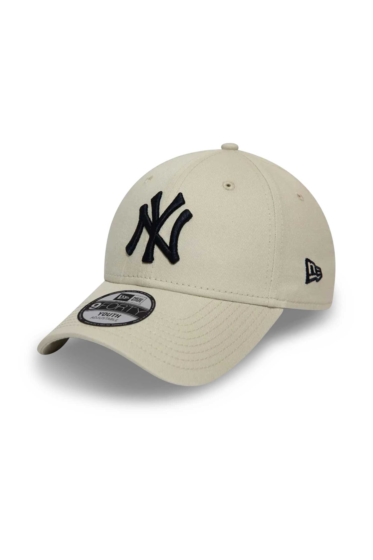 Image of New Era New York Yankees League Essential 9FORTY® Kinder Cap Beige, , Größe: 2