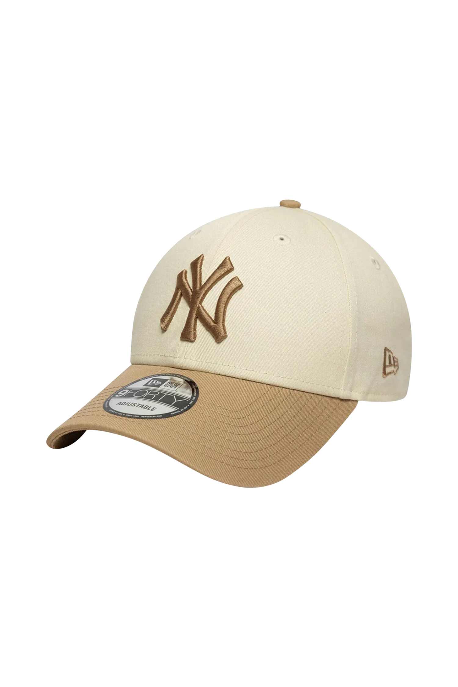 Image of New Era New York Yankees MLB Colour Block 9FORTY® Cap Beige, Herren, Größe: 0