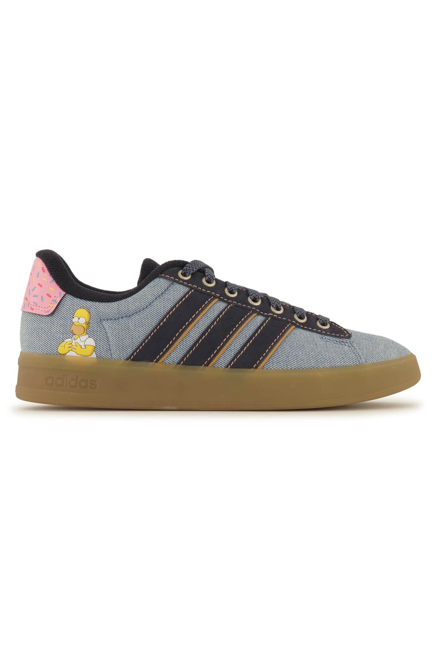 Image of adidas Grand Court Simpsons Herren Sneaker Blau, Herren, Größe: 7 1/2