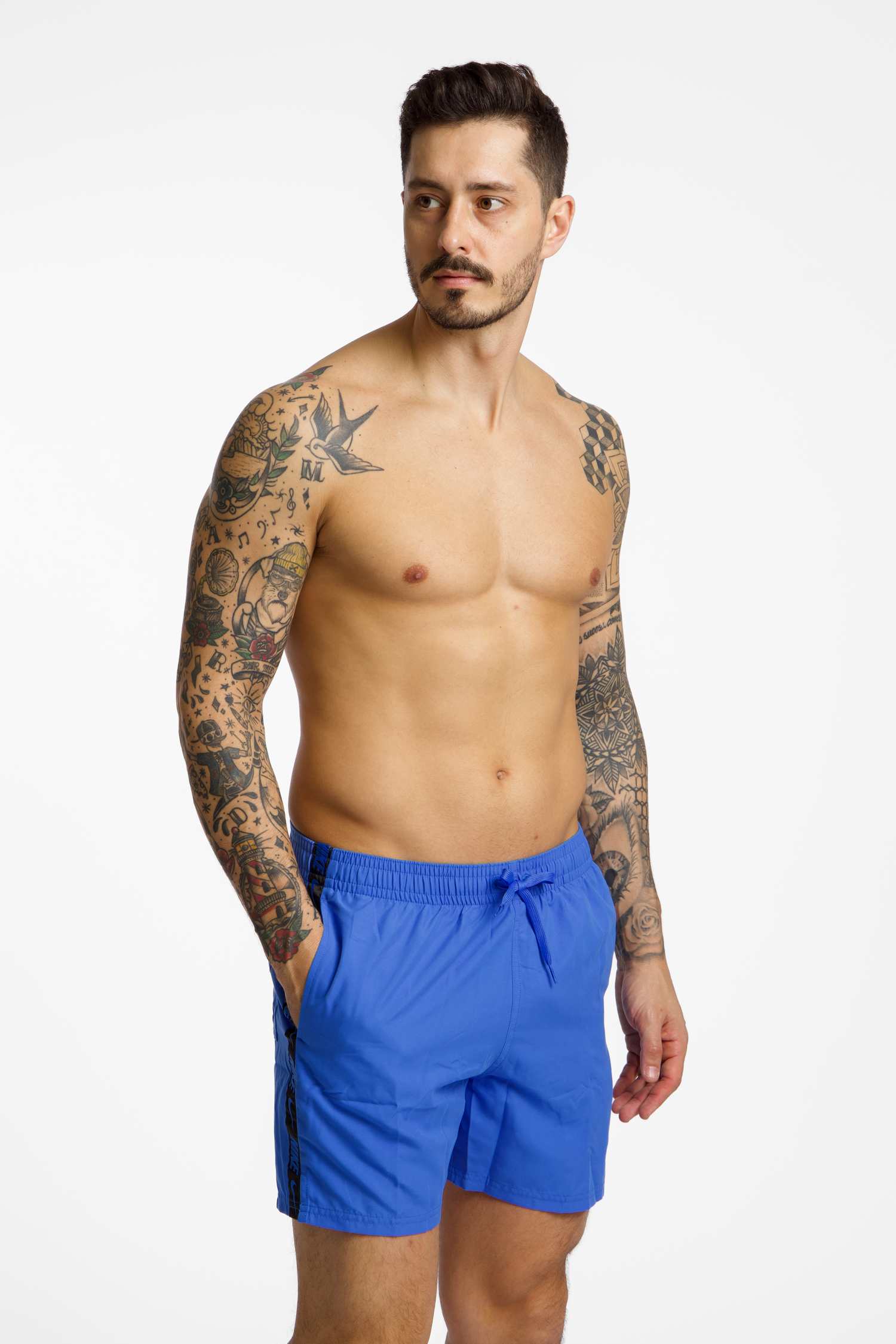 Nike Breaker 5" Herren Badeshort Blau, Herren, Größe: M