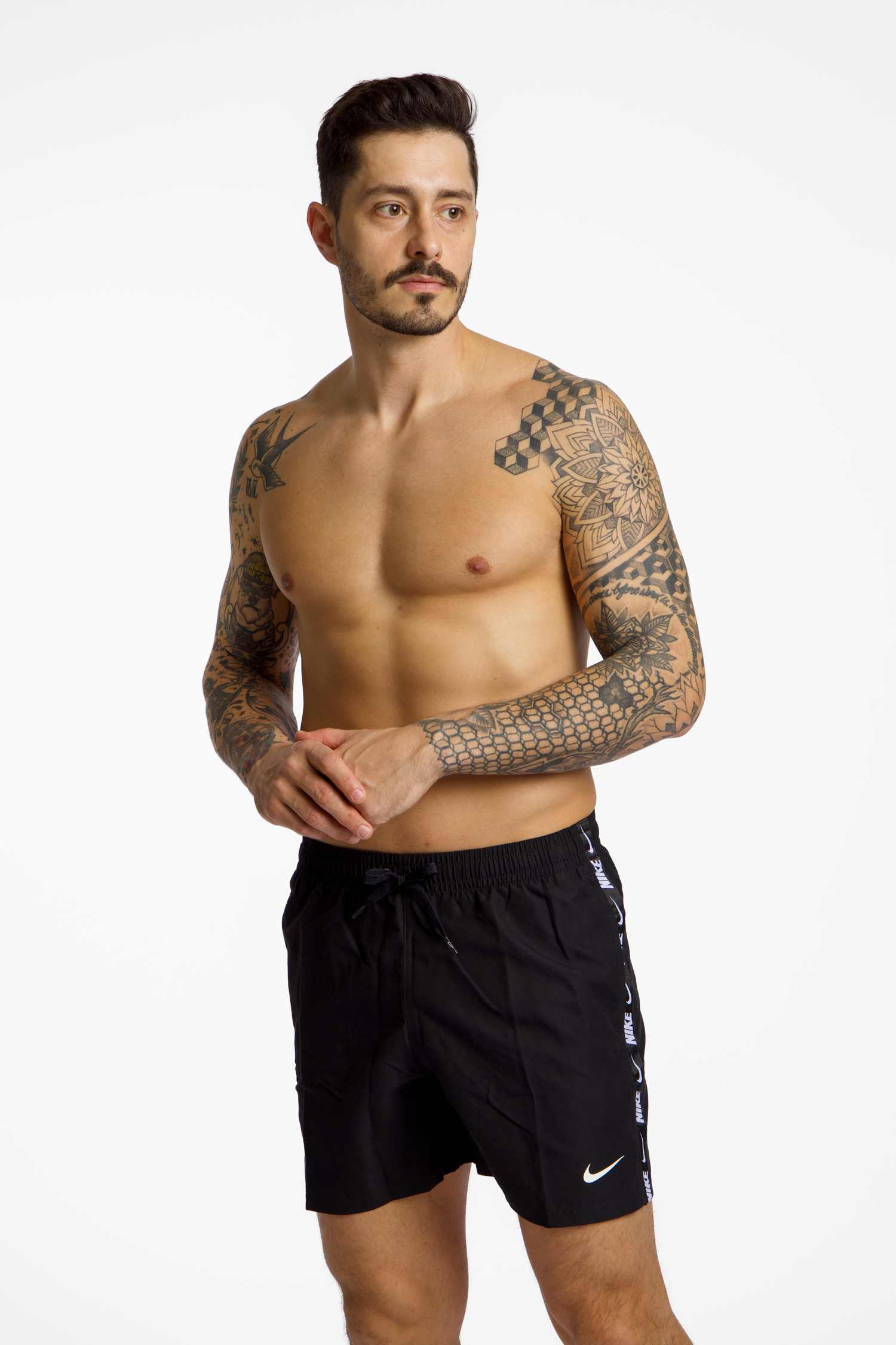 Nike Breaker 5" Herren Badeshort Schwarz, Herren, Größe: XL