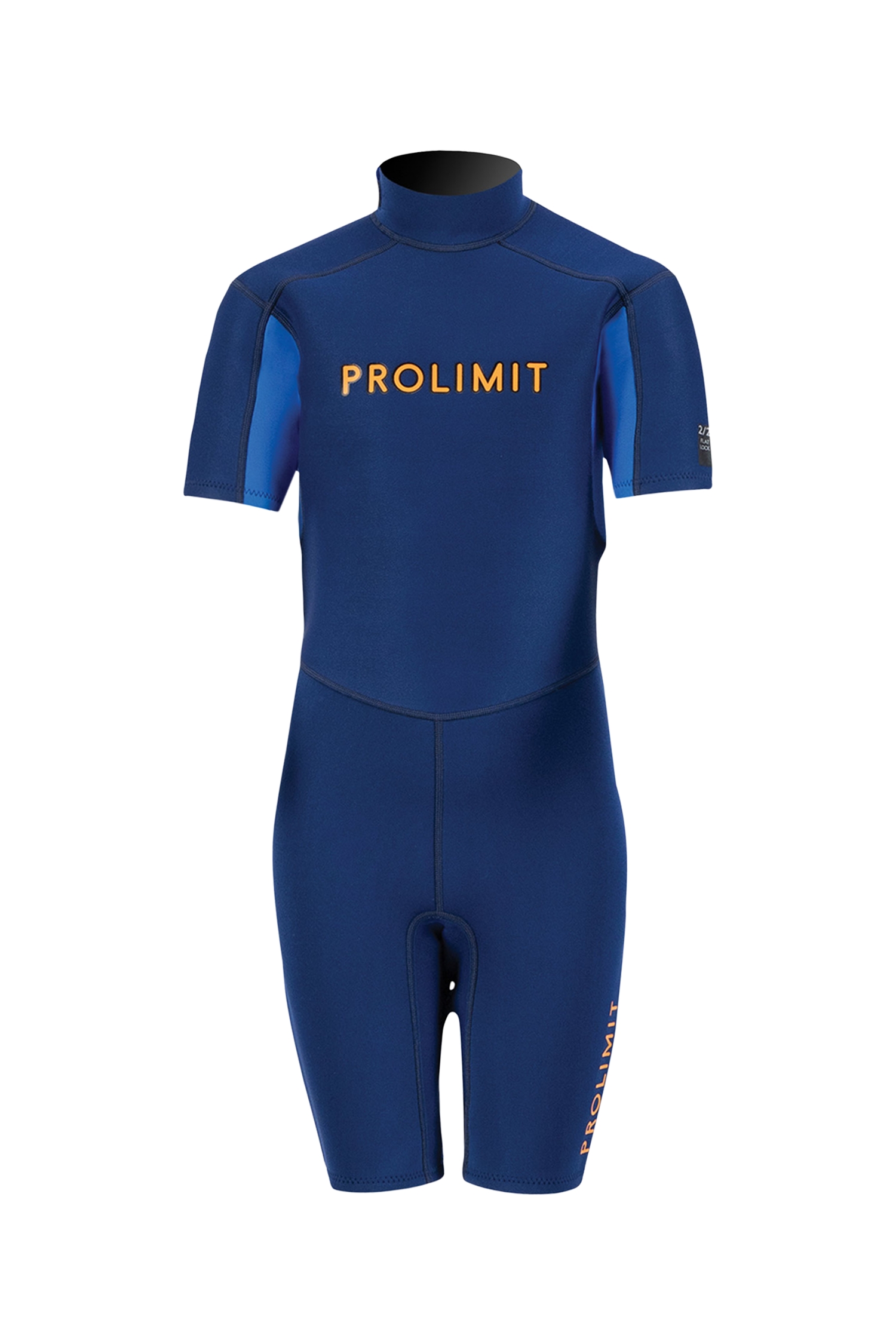 PROLIMIT Grommet Shorty 2/2 mm V-Zip Kinder Neoprenanzug Blau, , Größe: 140