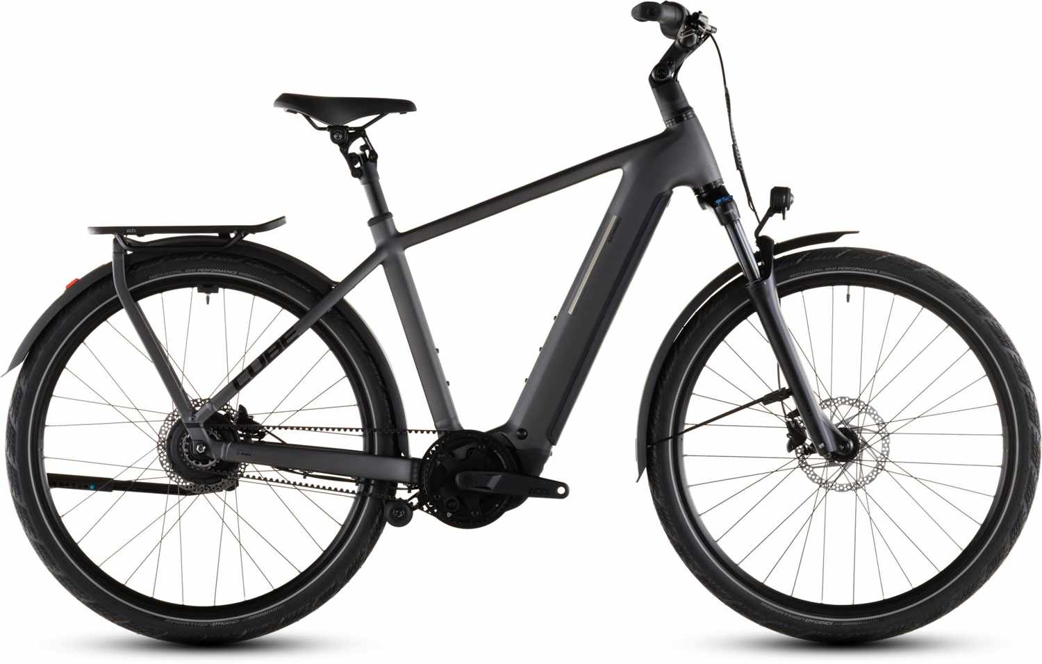 CUBE Kathmandu Hybrid Comfort Pro 800 28 E-Bike Grau, Herren, Größe: 62