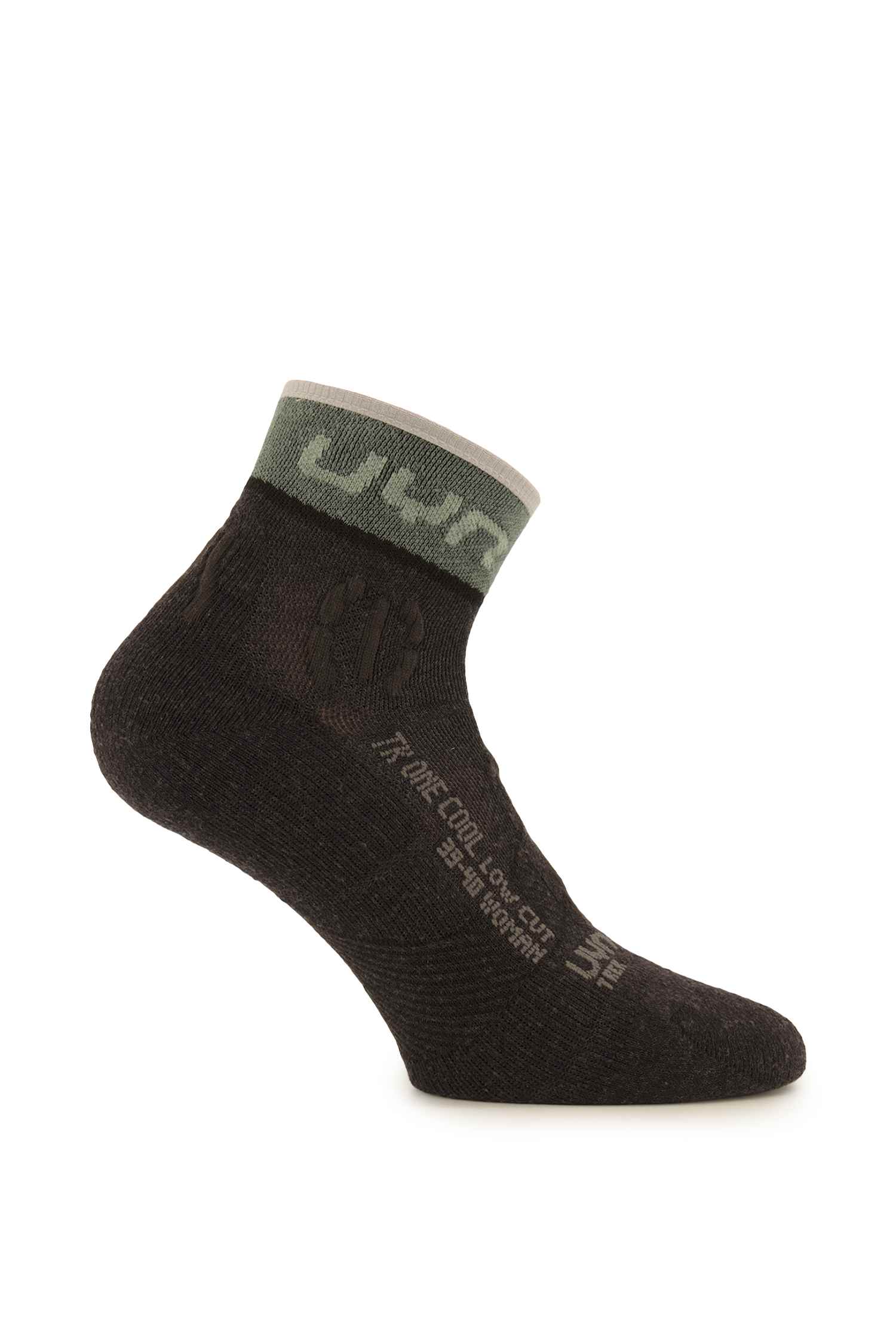 UYN Trekking One Cool Low 37-38 Damen Wandersocken Grau, Damen, Größe: II