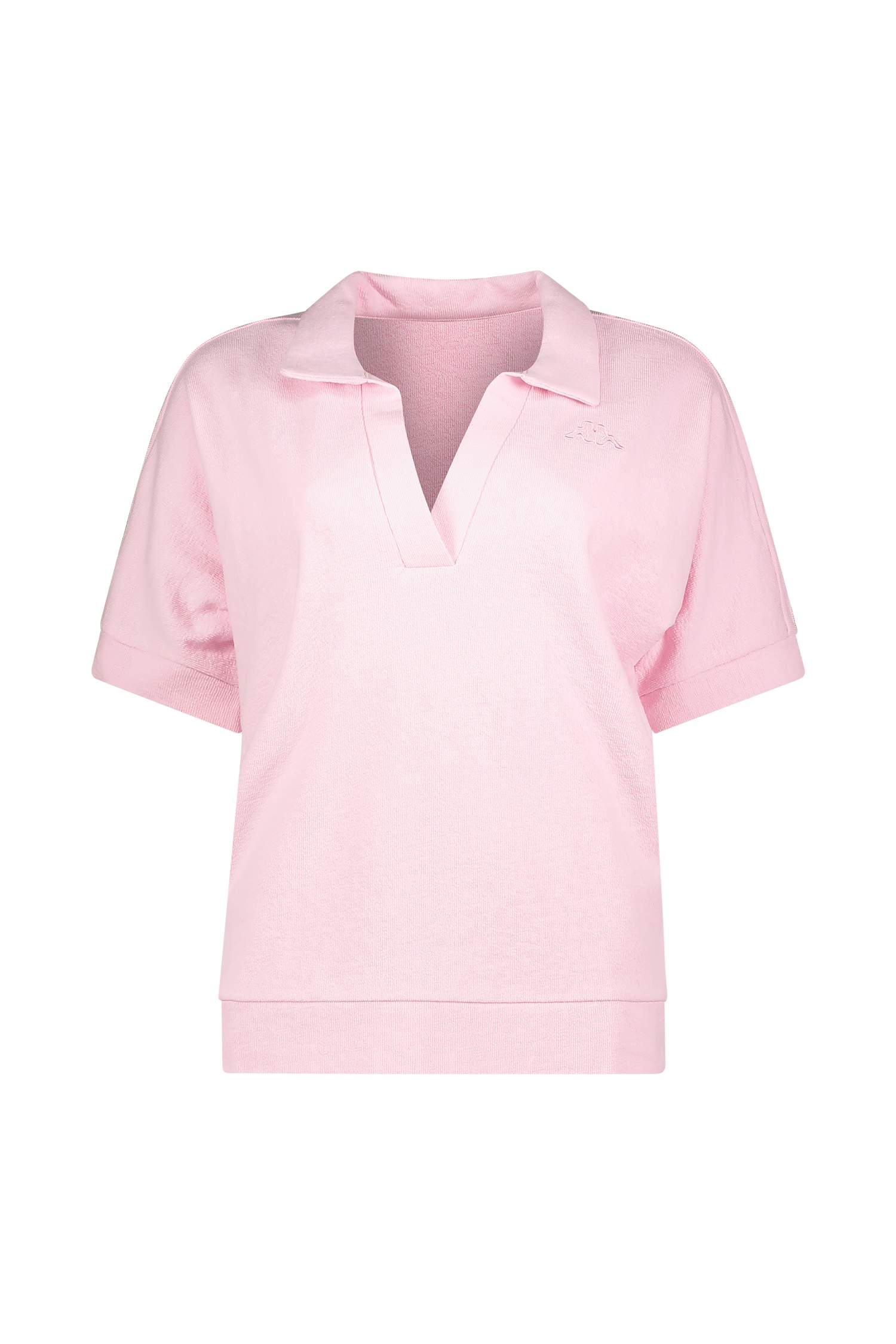 Kappa Irene Jacquard Damen Poloshirt Rosa, Damen, Größe: M