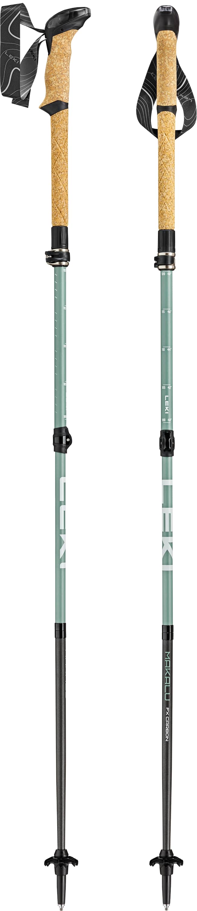 Image of LEKI Makalu FX Carbon Compact Wanderstock Grün, Herren, Größe: 0