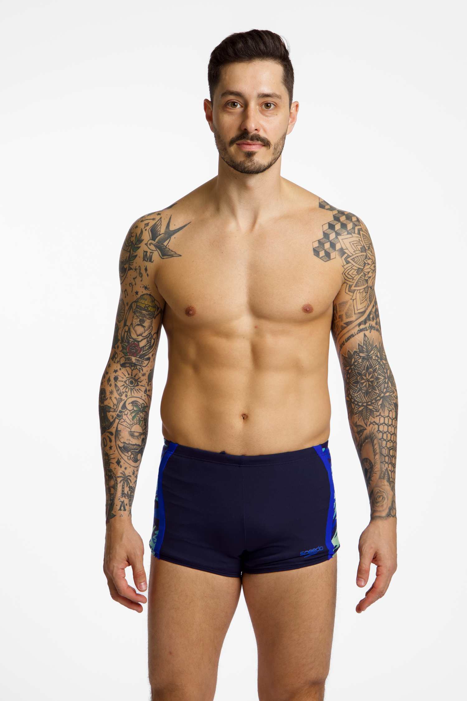 Image of speedo Hyperboom Splice Herren Badehose Blau, Herren, Größe: 48