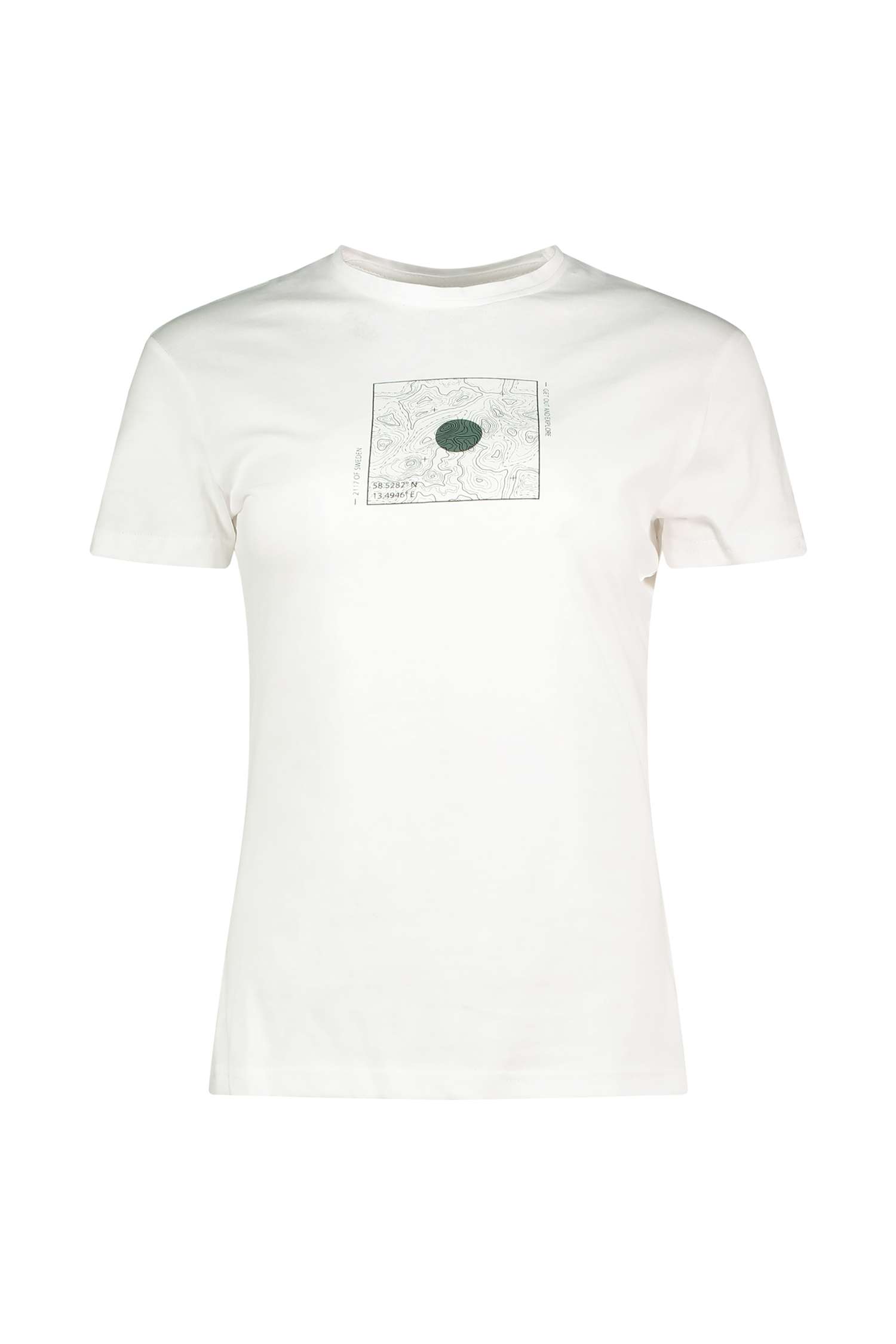 Image of 2117 OF SWEDEN Apelviken Damen T-Shirt Weiss, Damen, Größe: L