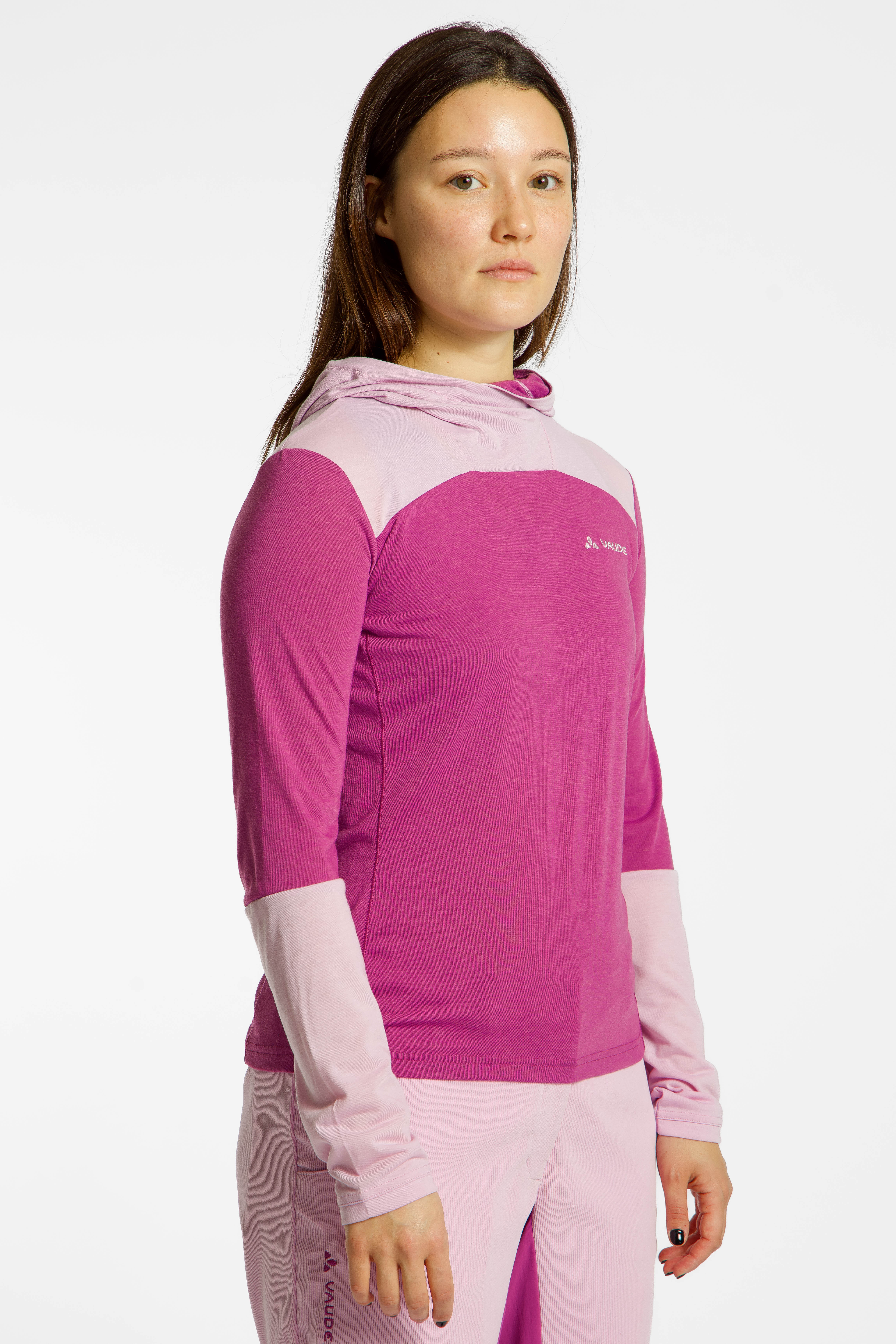 VAUDE Tremalzo Damen Hoodie Rosa, Damen, Größe: 40