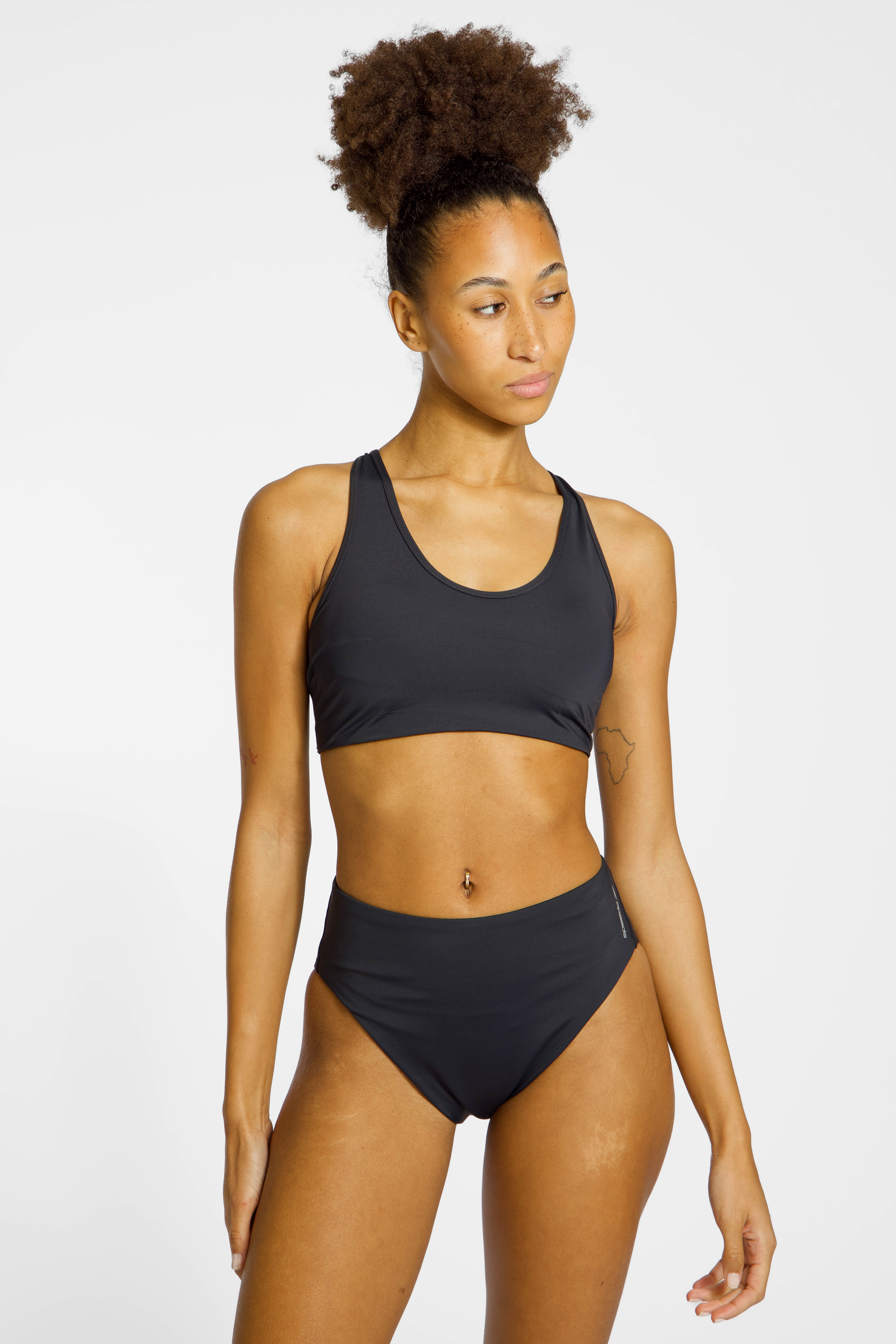 Image of speedo Sculpture Boom Back Damen Bikini Schwarz, Damen, Größe: 42