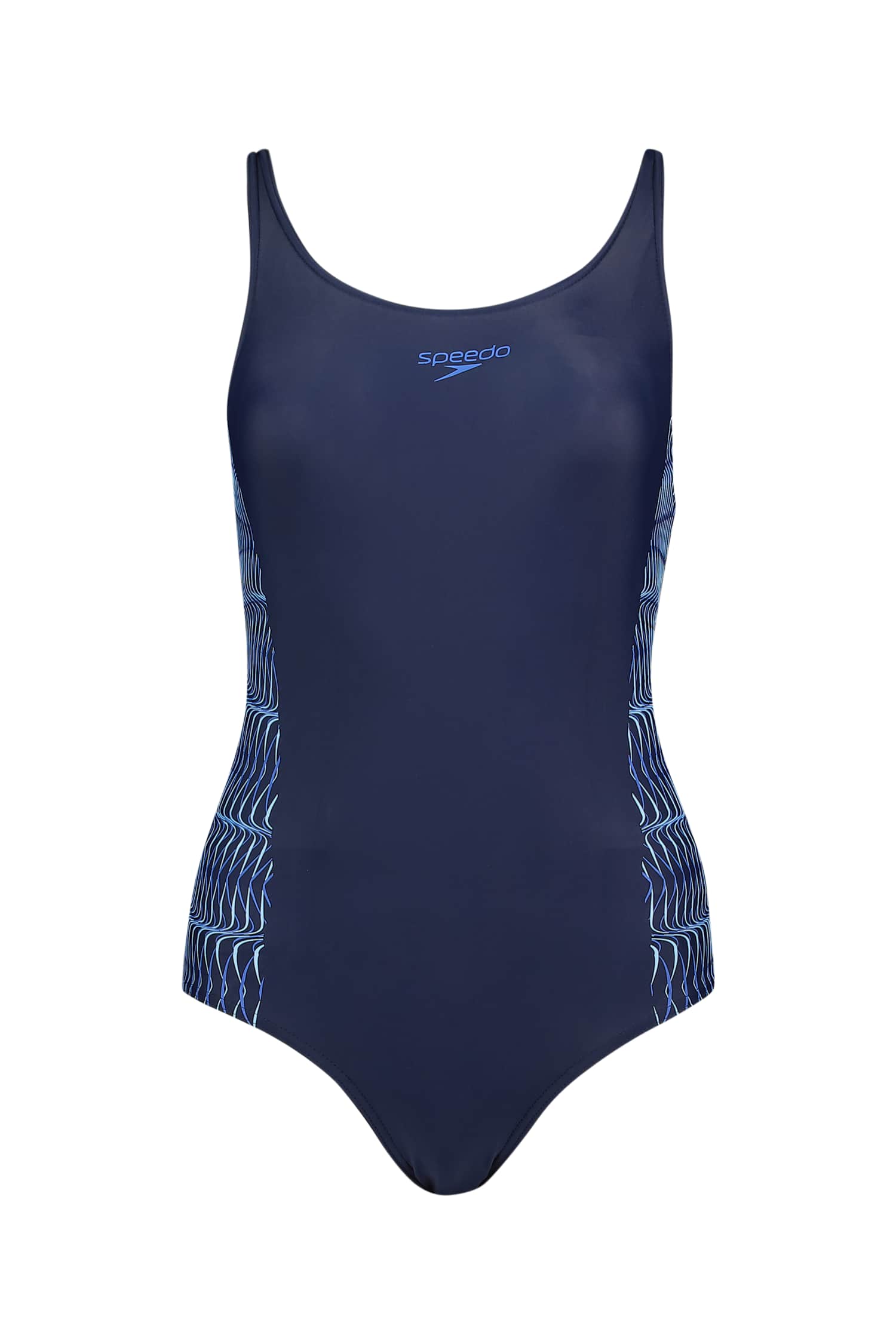 speedo Placement Medalist Damen Badeanzug Blau, Damen, Größe: 40