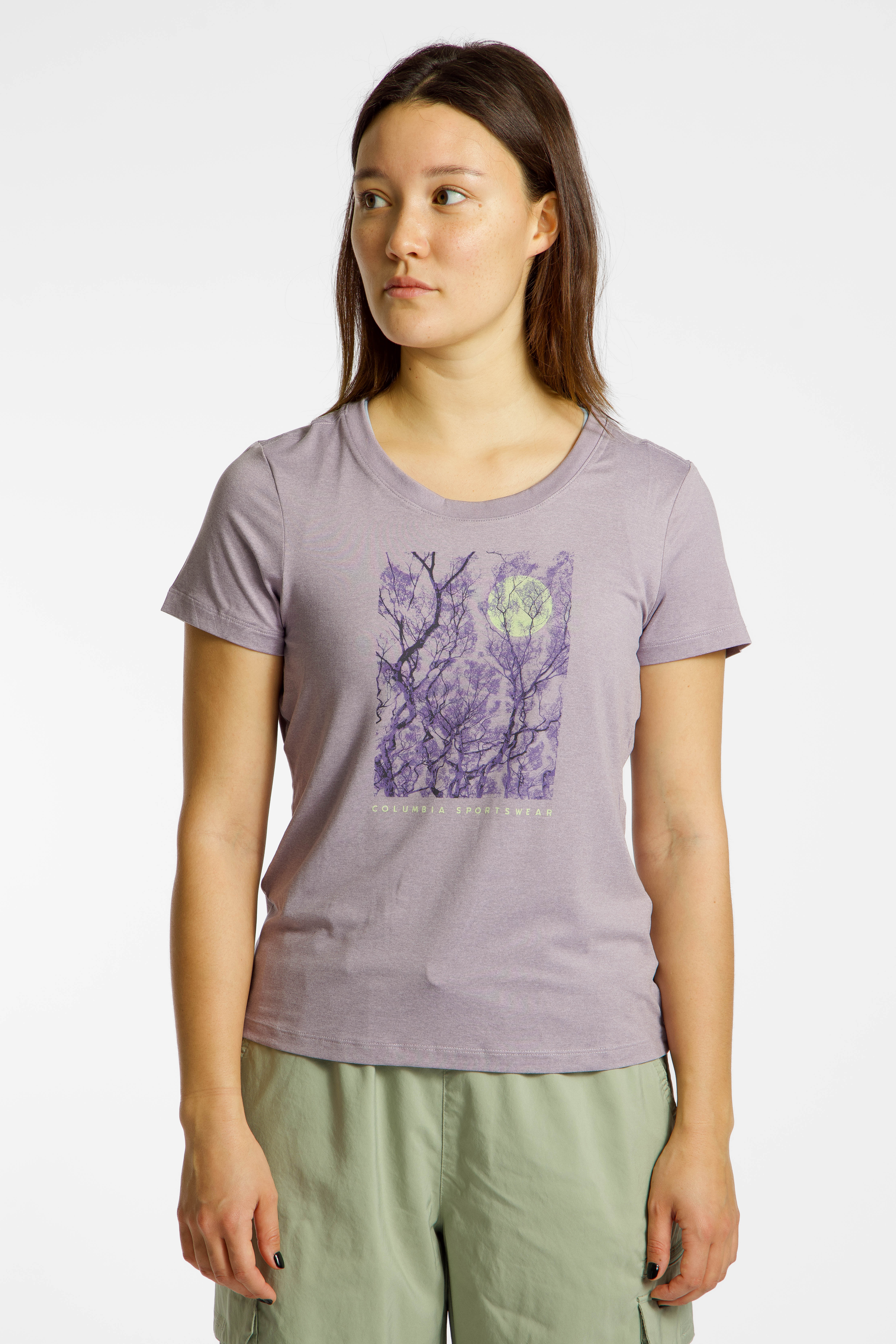 Columbia Parson Point™ Scoop Damen T-Shirt Lila, Damen, Größe: M