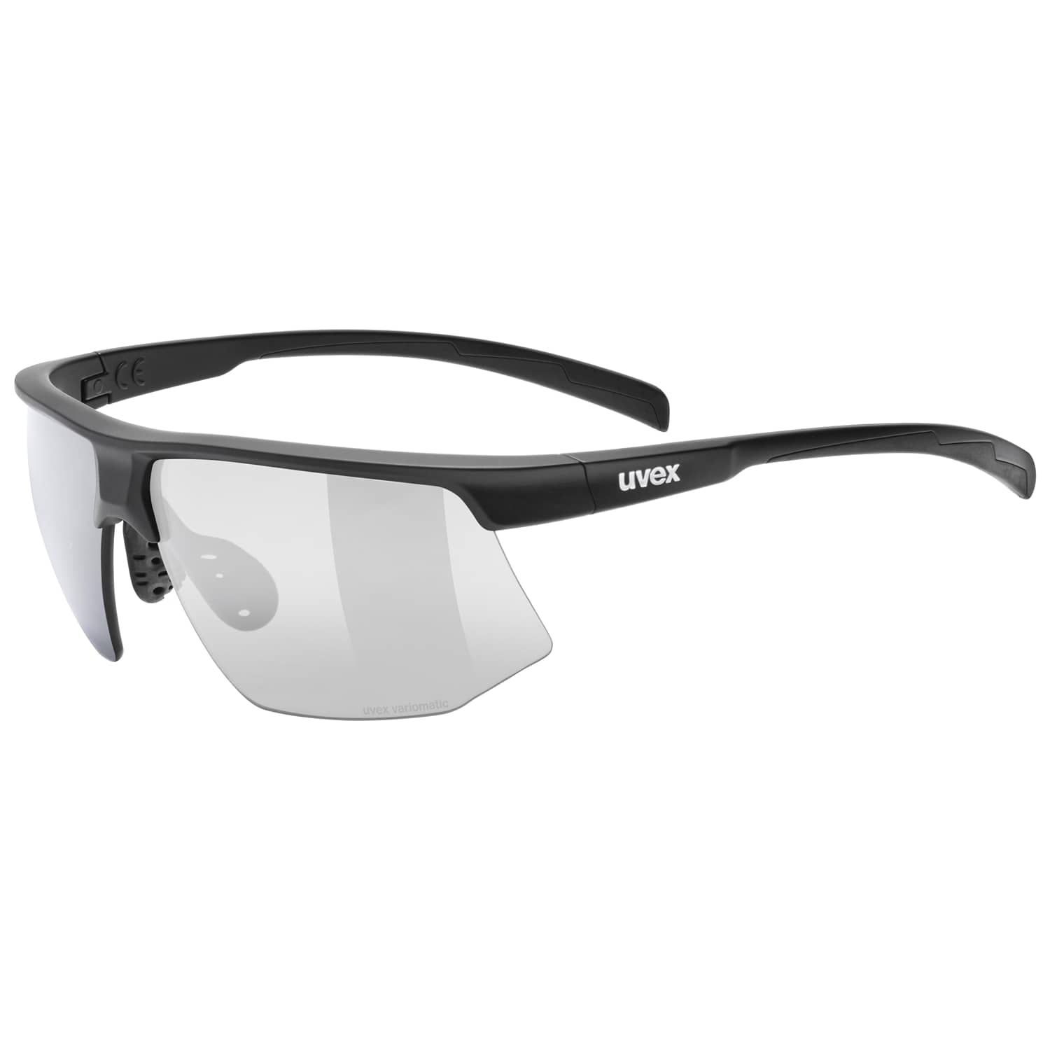 uvex aerios V Sportbrille Schwarz, Herren, Größe: ONE SIZE