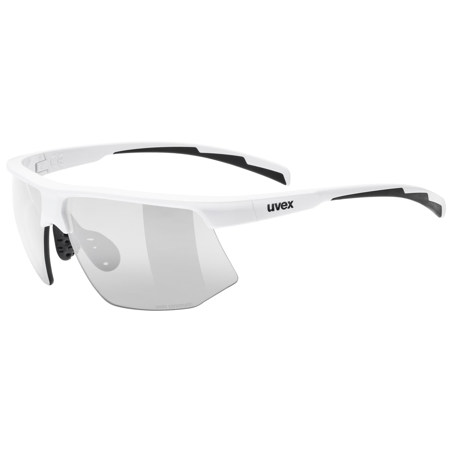 uvex aerios V Sportbrille Weiss, Herren, Größe: ONE SIZE