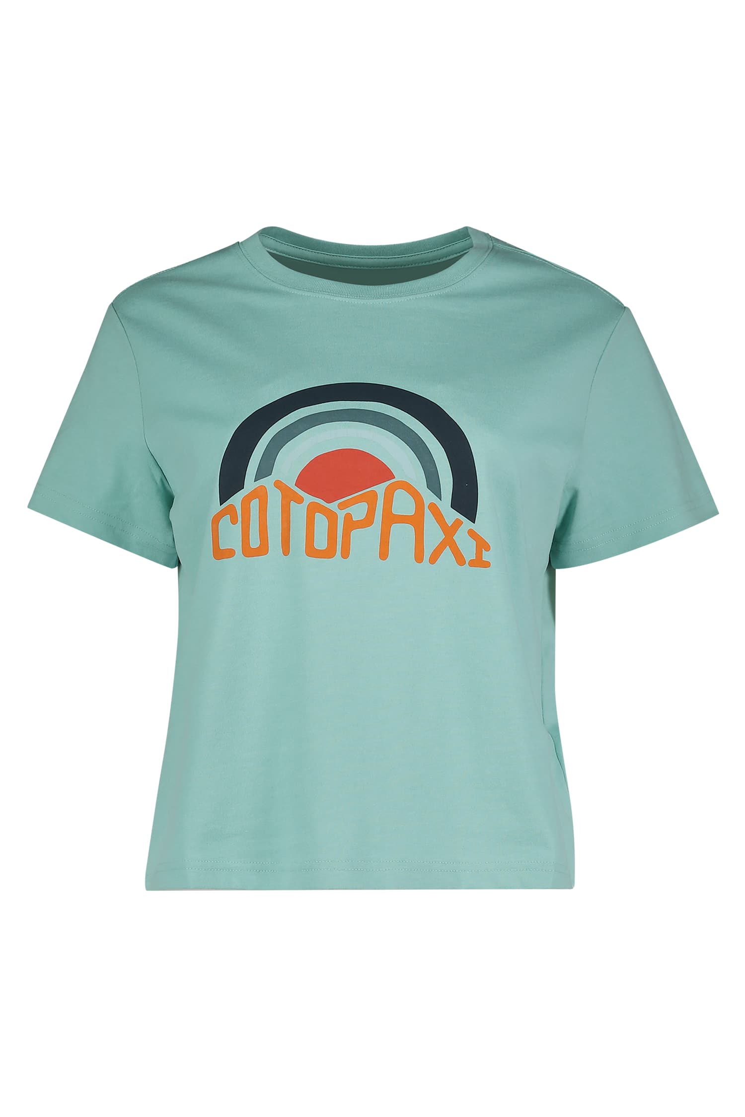 Cotopaxi Sunset Embers Damen T-Shirt Türkis, Damen, Größe: L