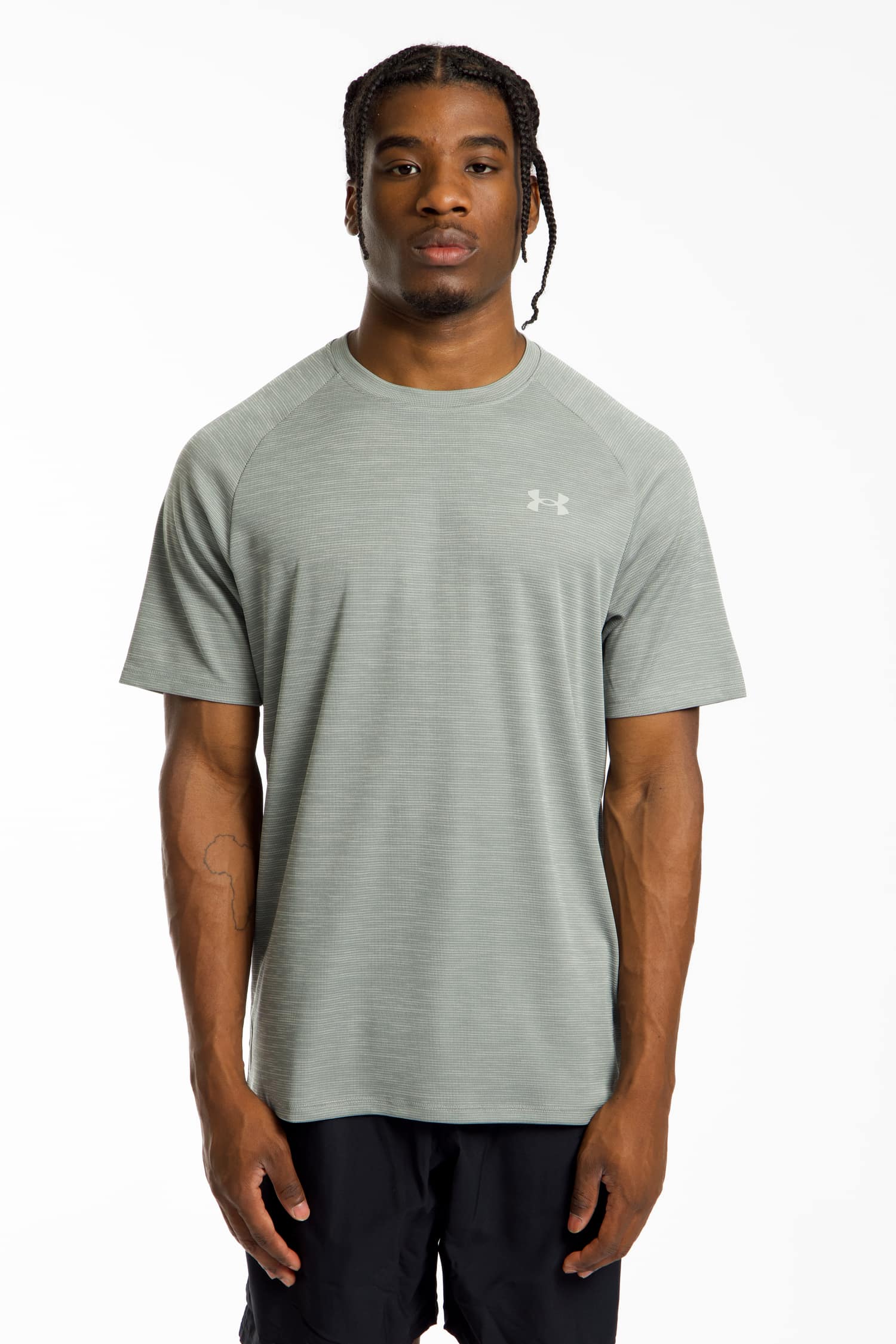 Under Armour UA Tech™ Textured Herren T-Shirt Grau, Herren, Größe: M