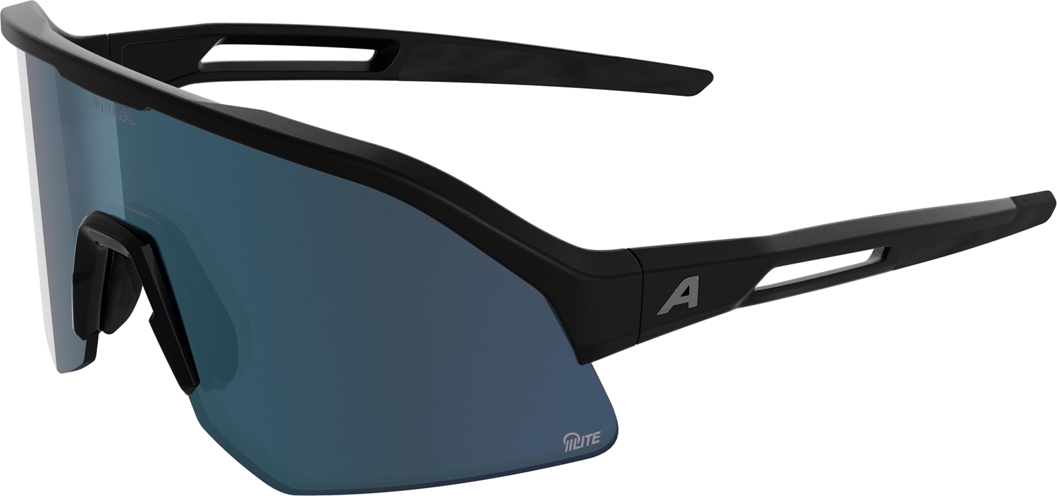 ALPINA Sonic HR M Q-Lite Sportbrille Schwarz, Herren, Größe: ONE SIZE