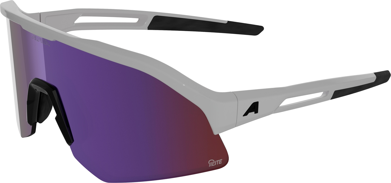 ALPINA Sonic HR M Q-Lite Sportbrille Weiss, Herren, Größe: ONE SIZE