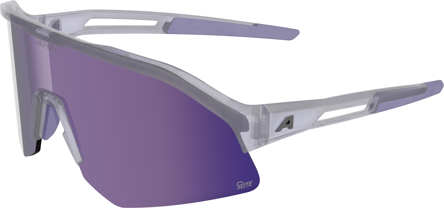 ALPINA Sonic HR M Q-Lite Sportbrille Lila, Herren, Größe: ONE SIZE