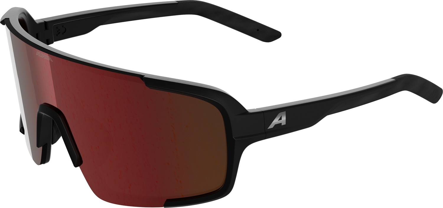 ALPINA Lumin Sportbrille Schwarz, Herren, Größe: ONE SIZE
