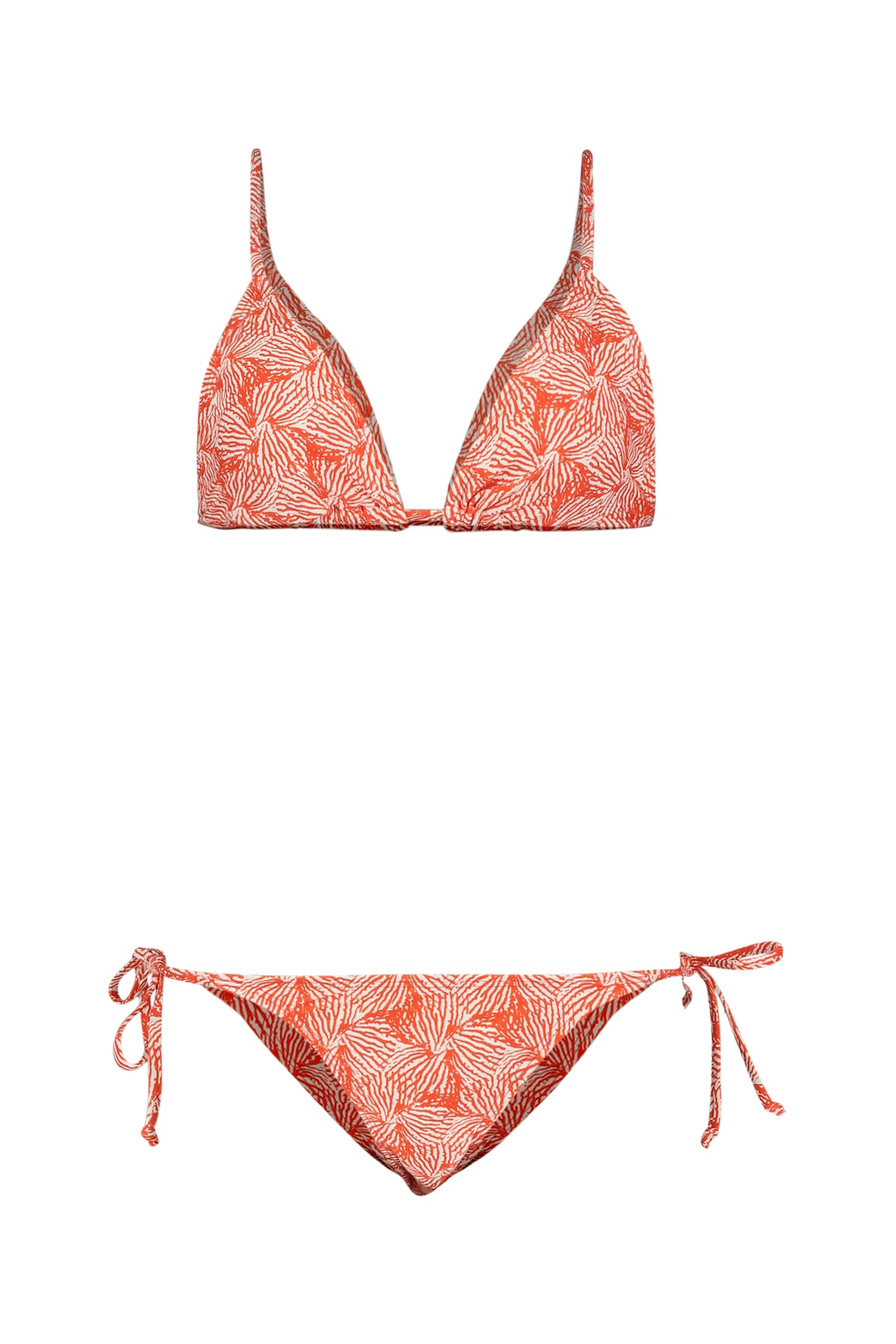 BEACH MOUNTAIN Triangle Damen Bikini Rot, Damen, Größe: 34