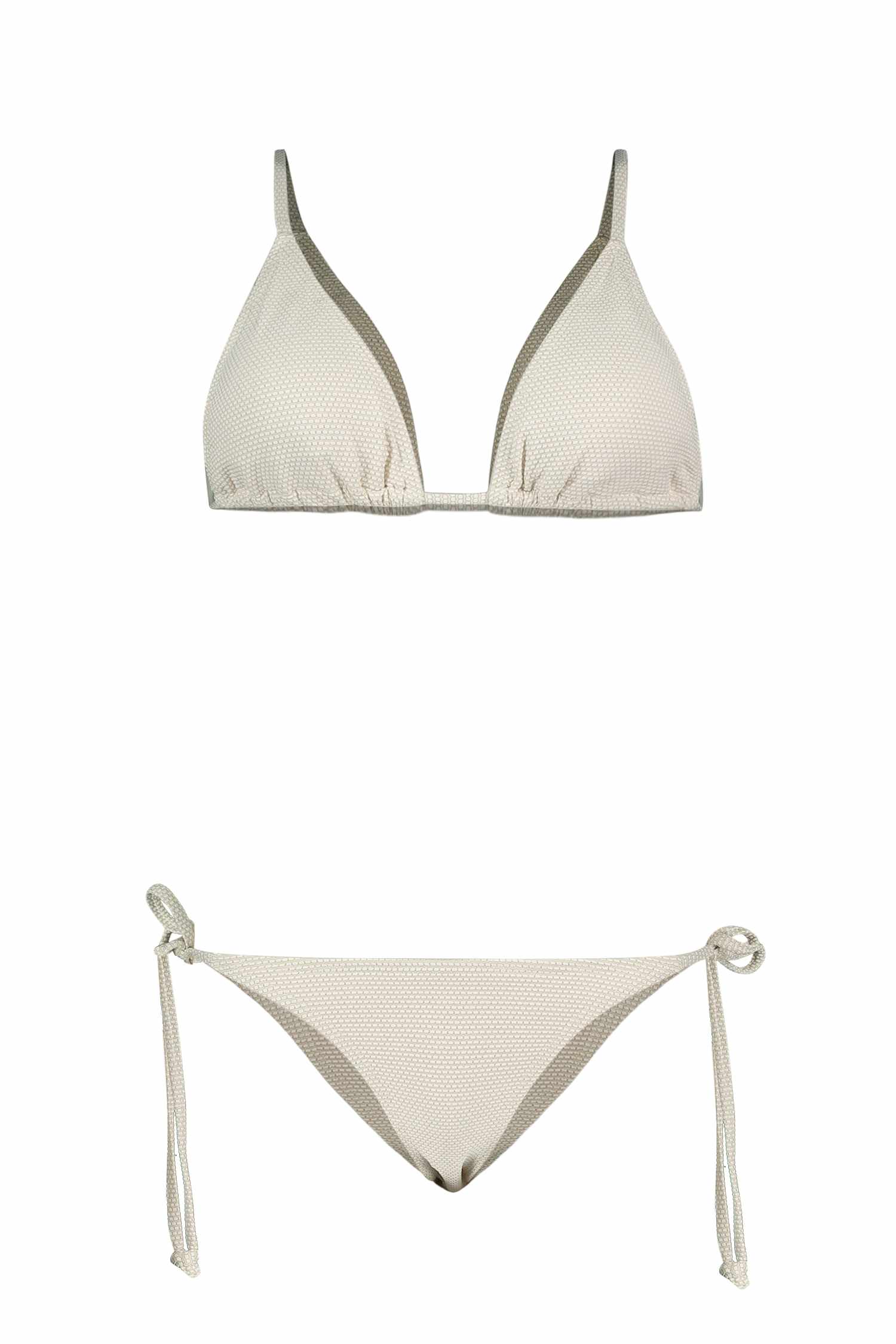 BEACH MOUNTAIN Triangle Damen Bikini Weiss, Damen, Größe: 34