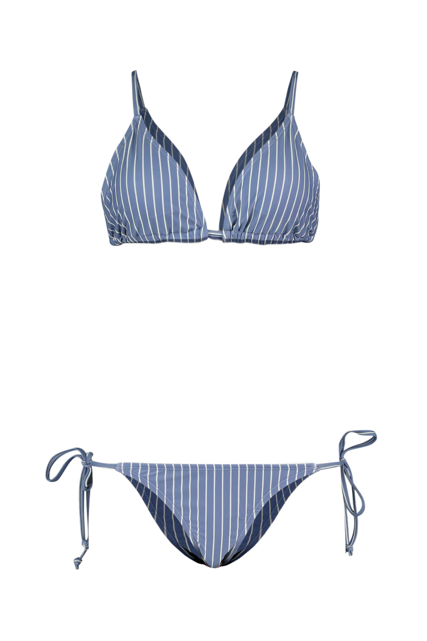 BEACH MOUNTAIN Triangle Damen Bikini Blau, Damen, Größe: 44